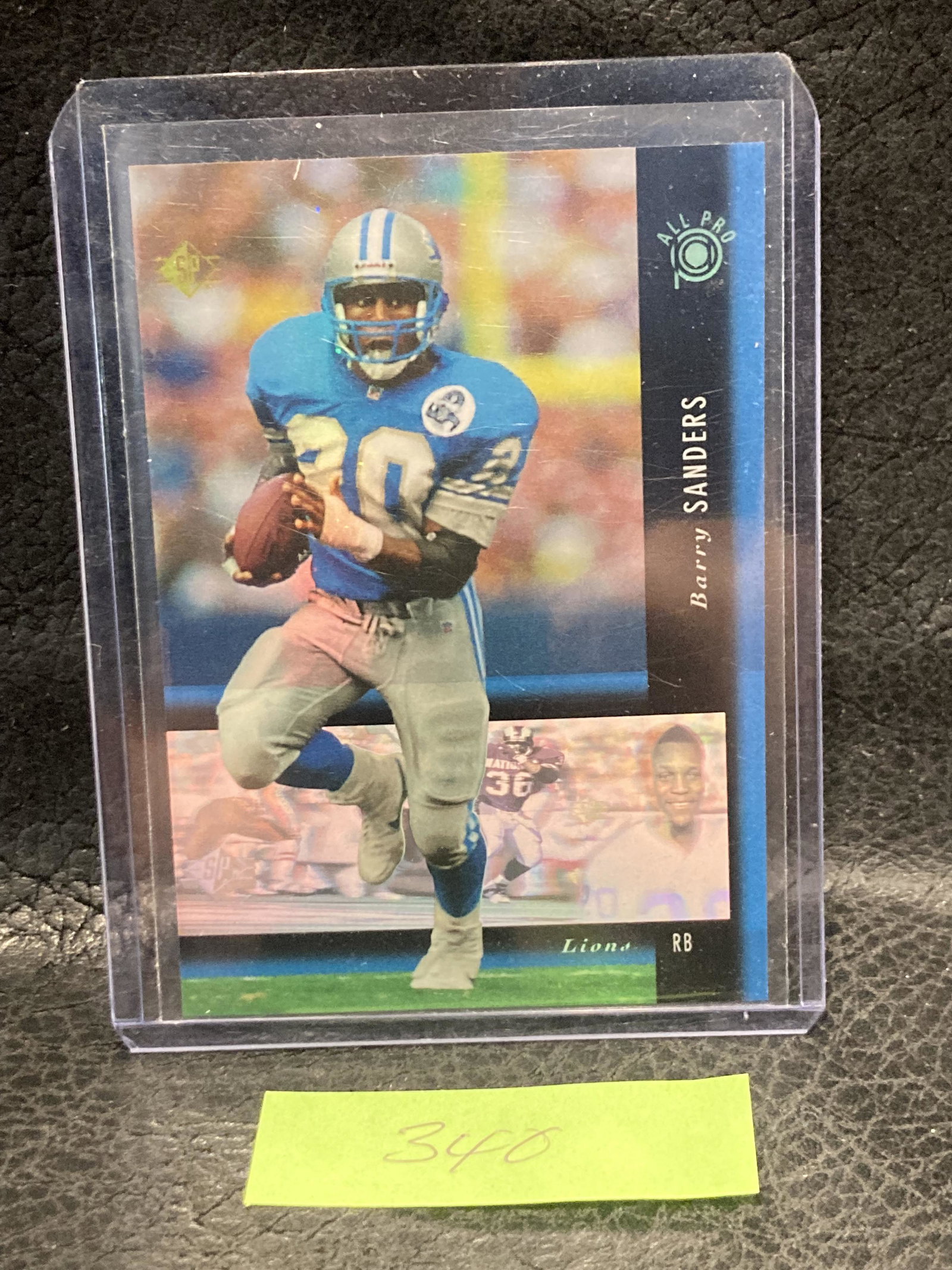 Barry Sanders 1994 Edge Football Card #PB12 Hologram: Barry Sanders 1994 Edge Football Card #PB12 Hologram All Pro