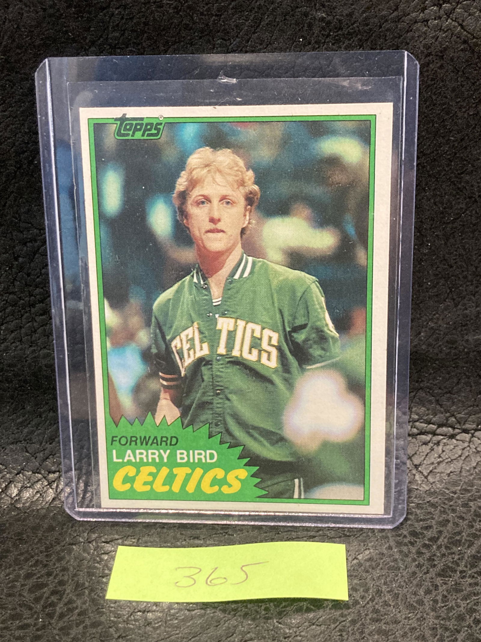 Larry Bird 1981 1982 Topps Boston Celtics #4 Basketball (1 of 2)