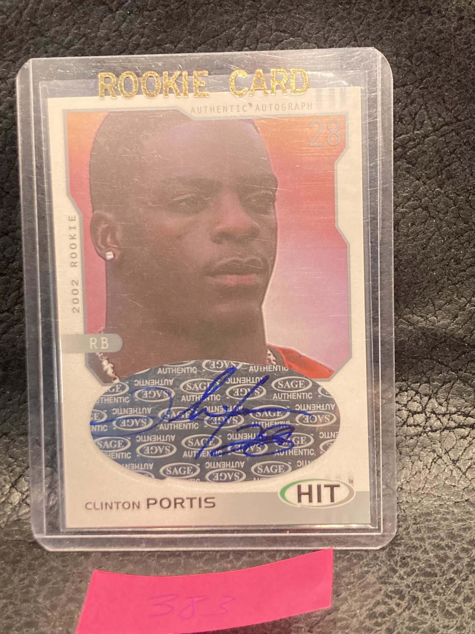 Clinton Portis 2002 Sage Hit Auto RC Autograph Rookie (1 of 2)
