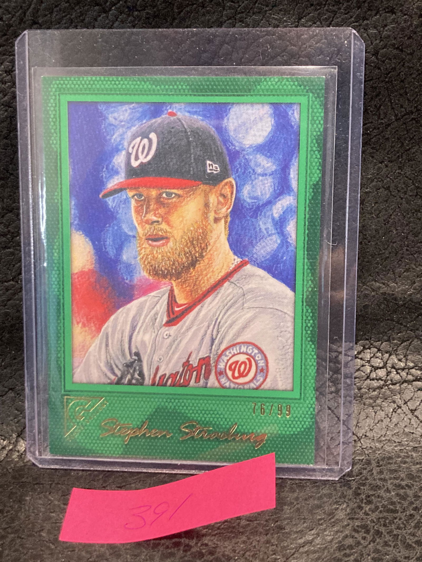 Stephen Strasburg 2017 Topps Gallery Green /99 #75 (1 of 2)