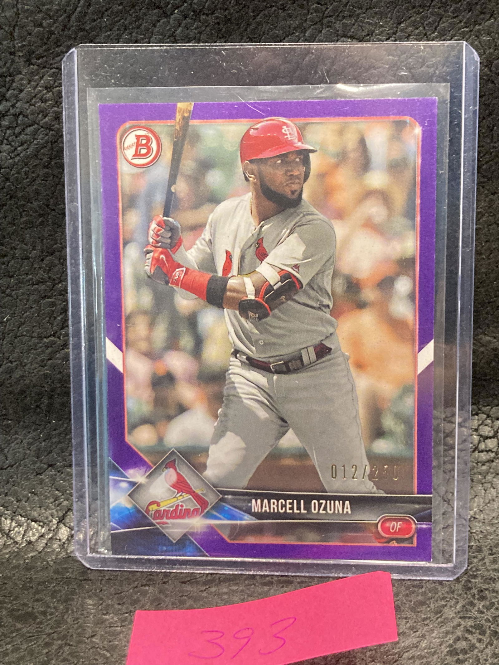 Marcell Ozuna 2018 Bowman Purple #51 /250 (1 of 2)