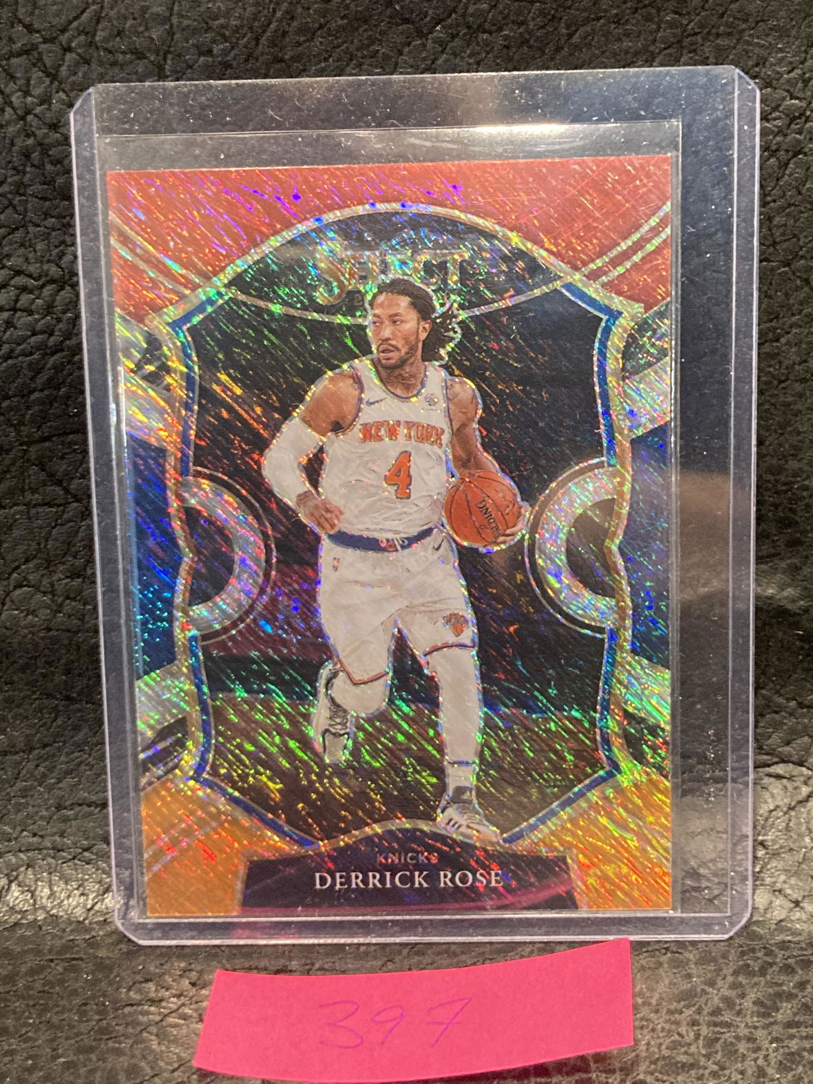 Derrick Rose 2021 Select Prizm Shimmer #16 Knicks (1 of 2)