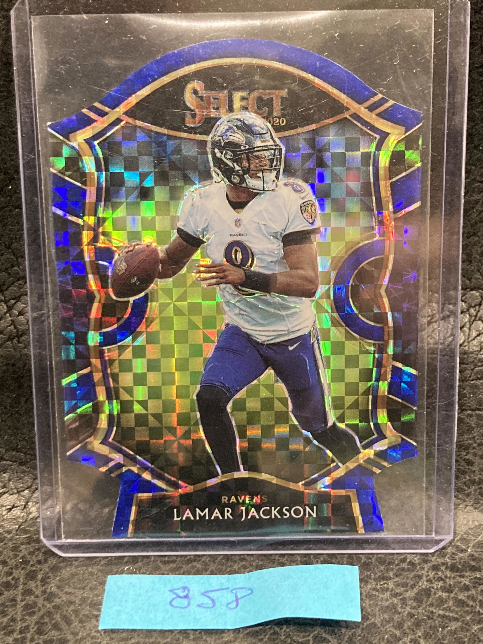 Lamar Jackson 2020 Panini Select Blue Concourse (1 of 2)