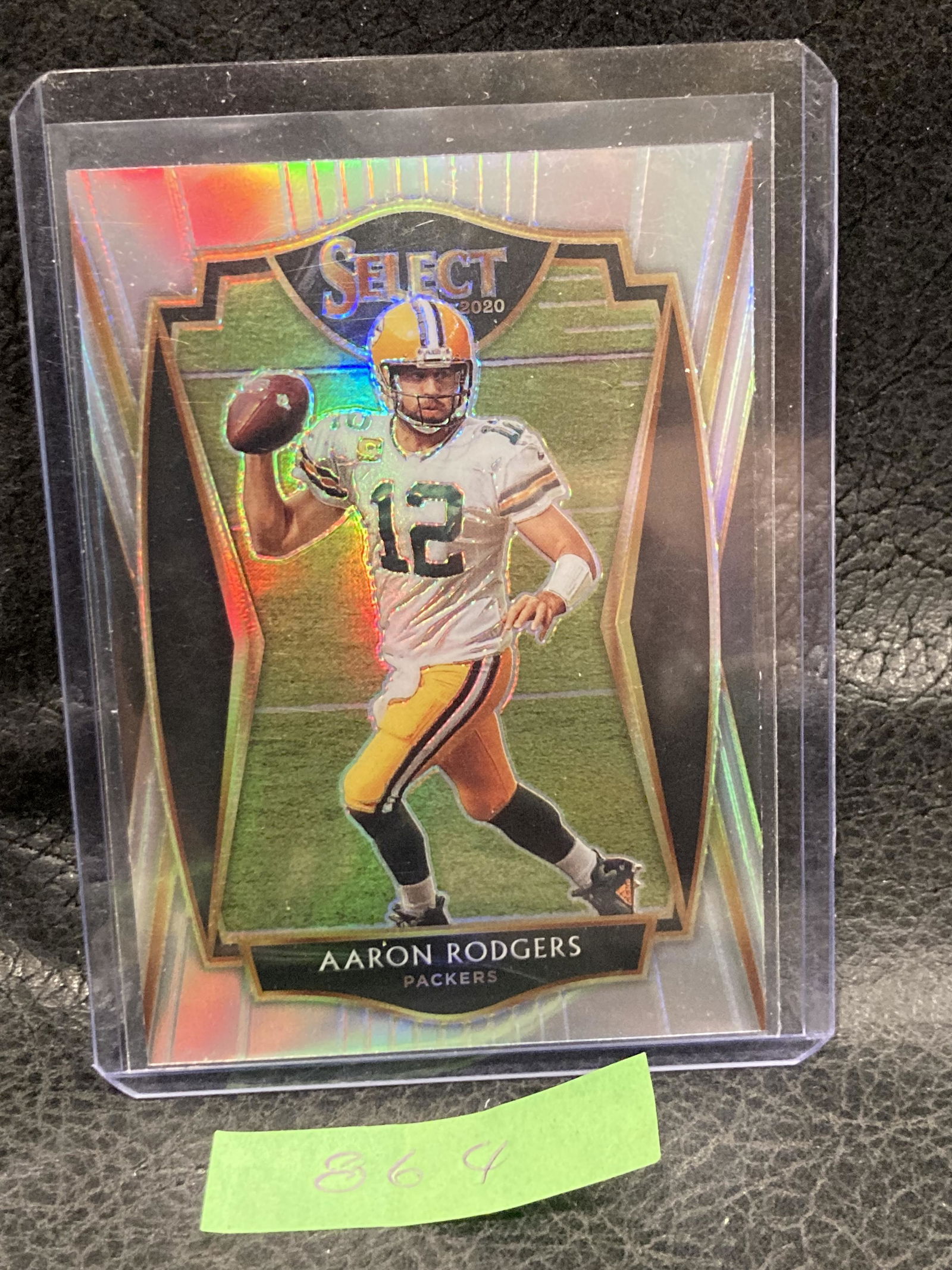 Aaron Rodgers 2020 Select Premier Level Silver Prizm (1 of 2)