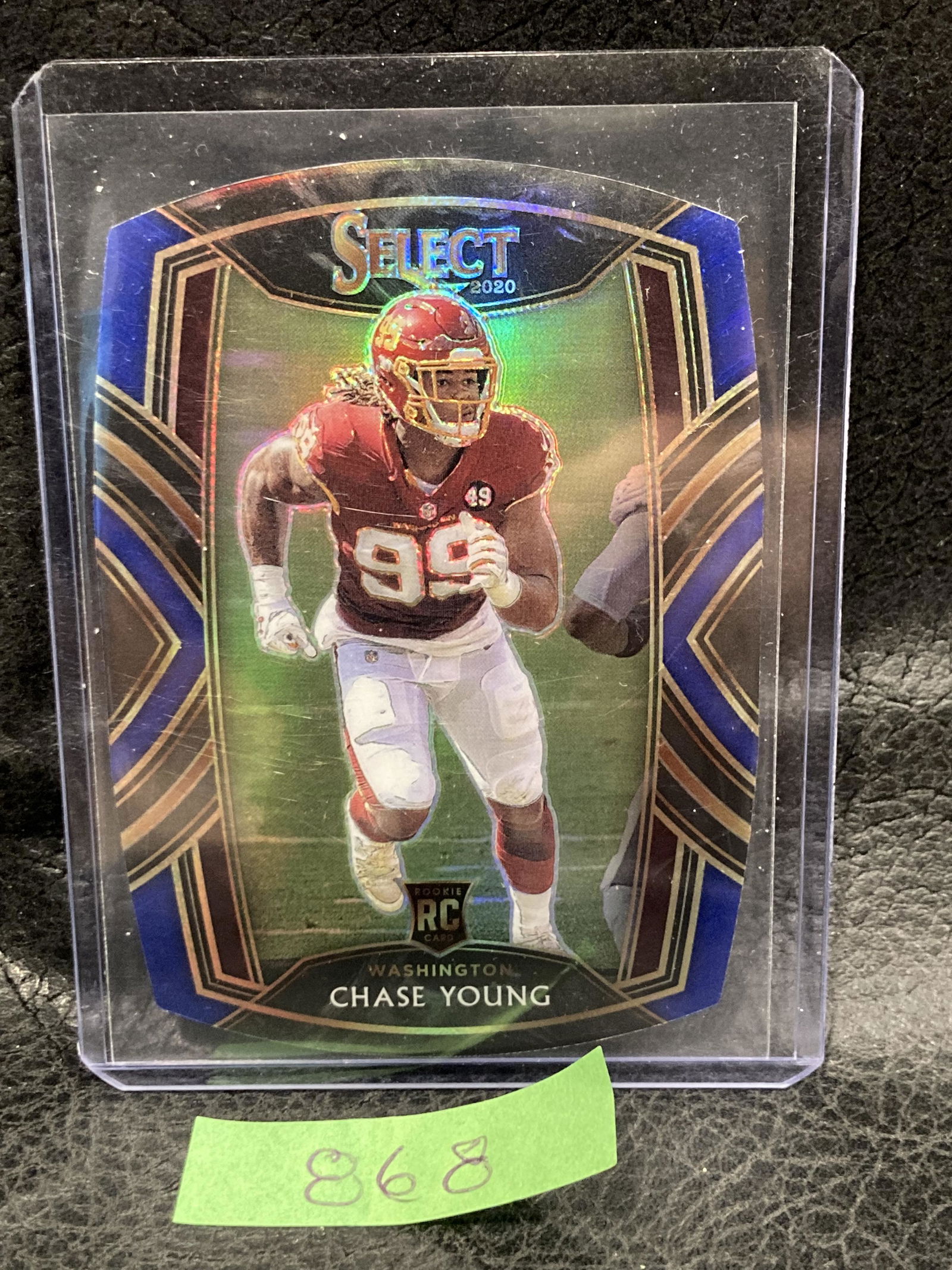 Chase Young Die Cut Rc 2020 Select Blue Prizm Club (1 of 2)