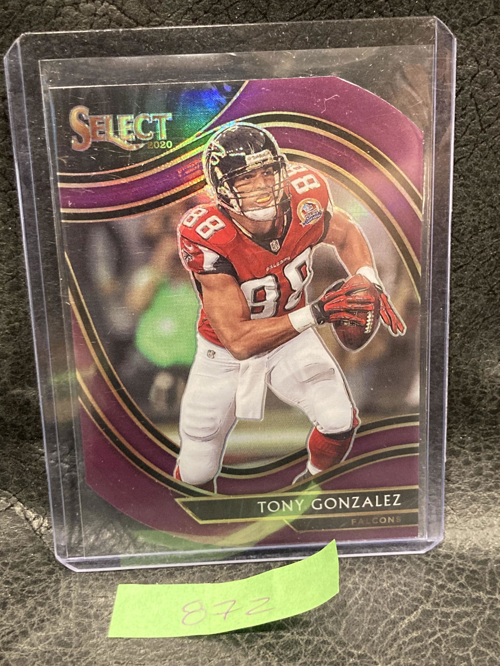 Tony Gonzalez 2020 Panini Select Field Level Purple (1 of 2)