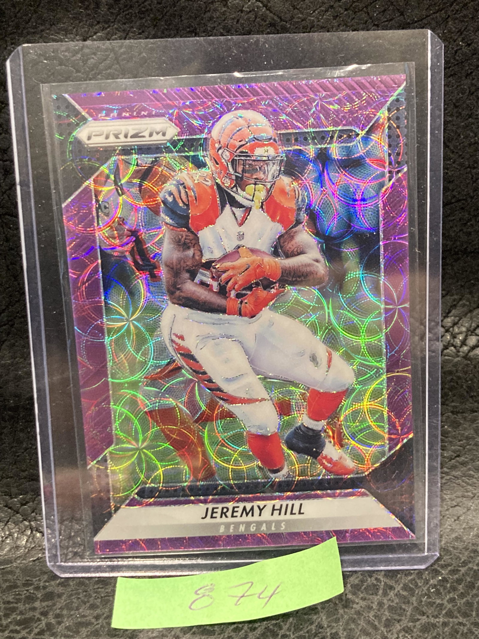 Jeremy Hill 2016 Panini Prizm Prizms Purple Scope #78: Jeremy Hill 2016 Panini Prizm Prizms Purple Scope #78 /99 Cincinnati Bengals