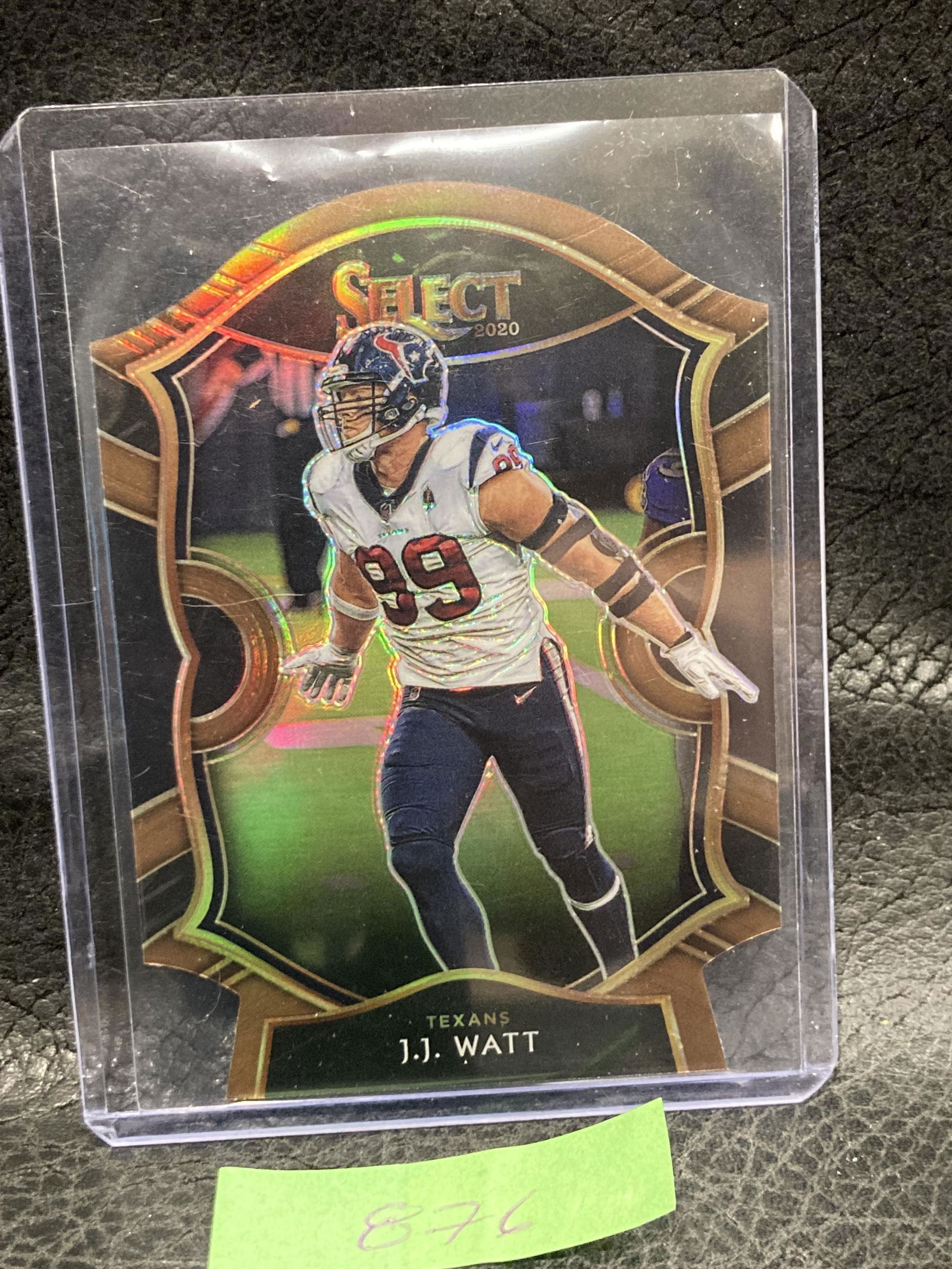 Jj Watt 2020 Select Copper Die Cut Prizm Concourse /355 (1 of 2)
