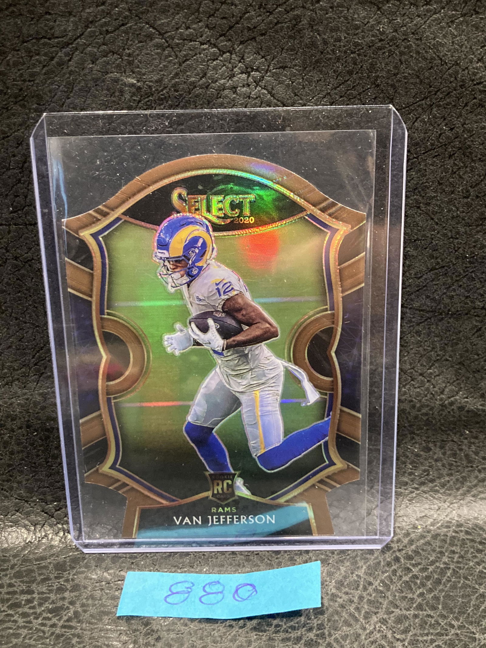 Van Jefferson 2020 Select Concourse Rookie Copper Die (1 of 2)