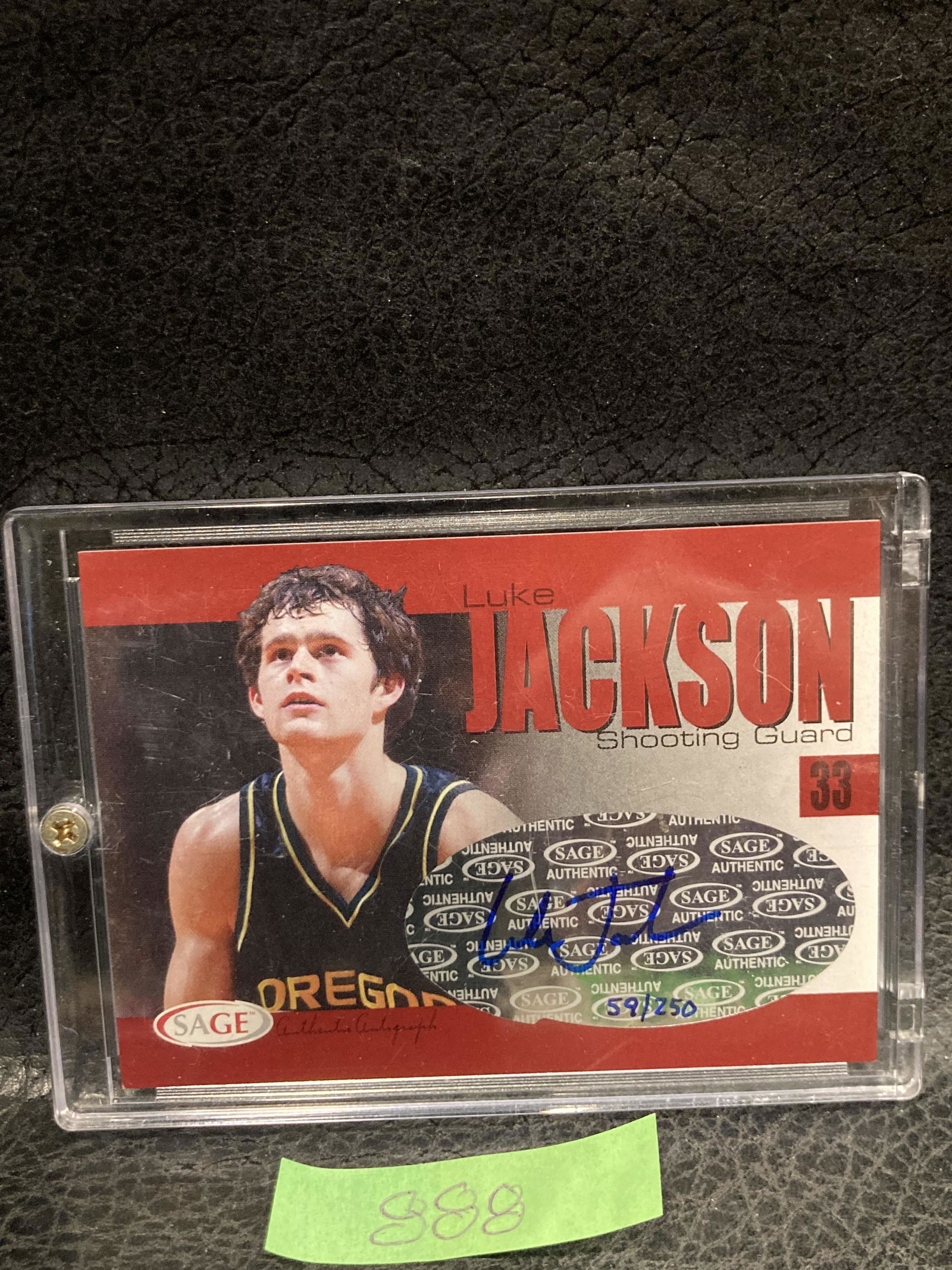 Luke Jackson 2004 Press Pass Autograph /250 Orgeon (1 of 2)