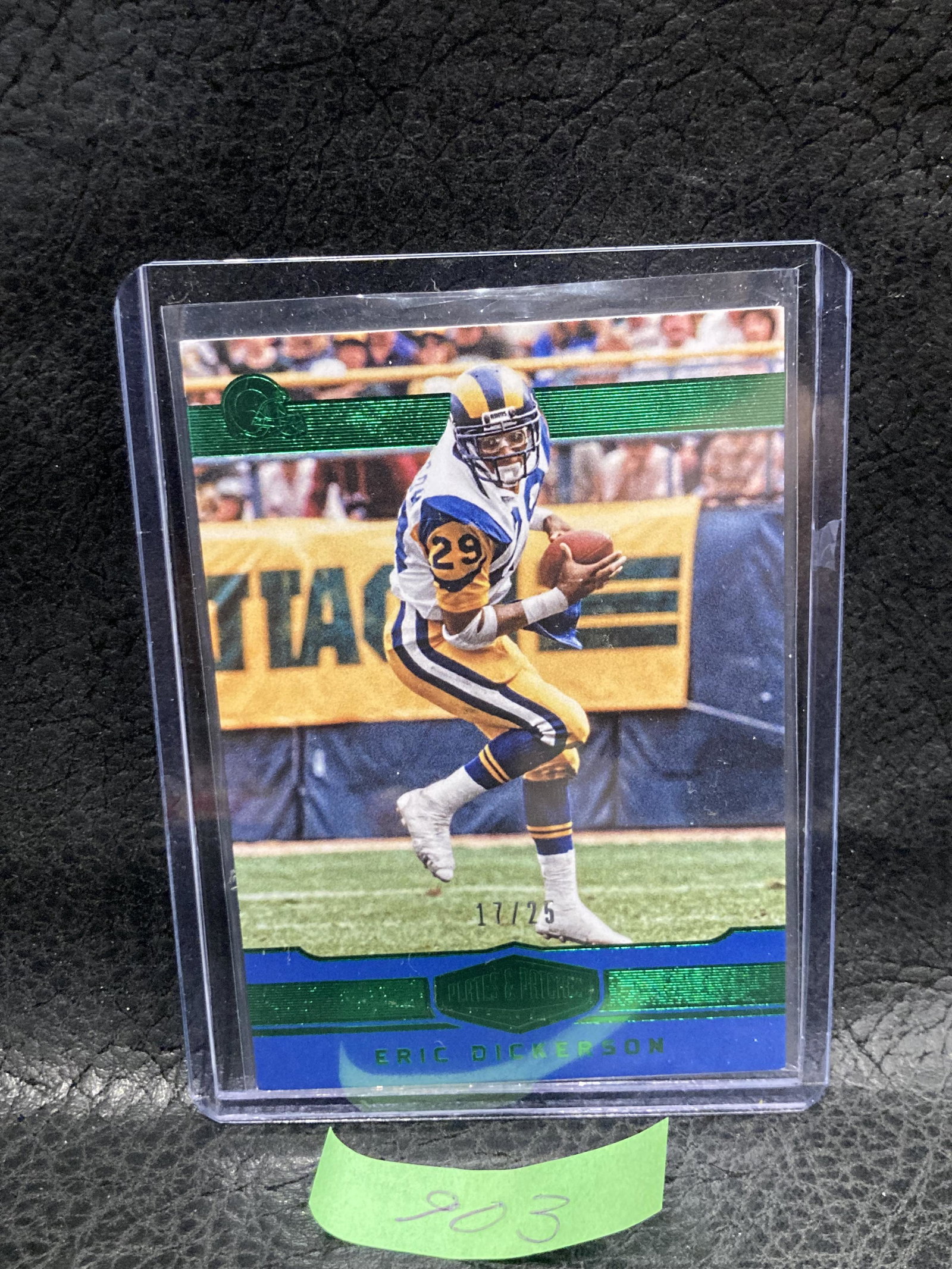 Eric Dickerson 2016 Plates & Patches Retired Green /25 (1 of 2)