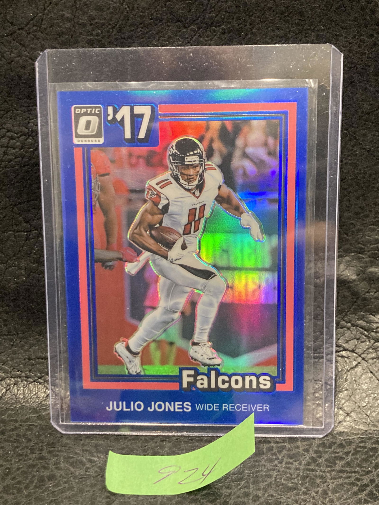 Julio Jones 2017 Donruss Optic #14 Blue Prizm Parallel (1 of 2)