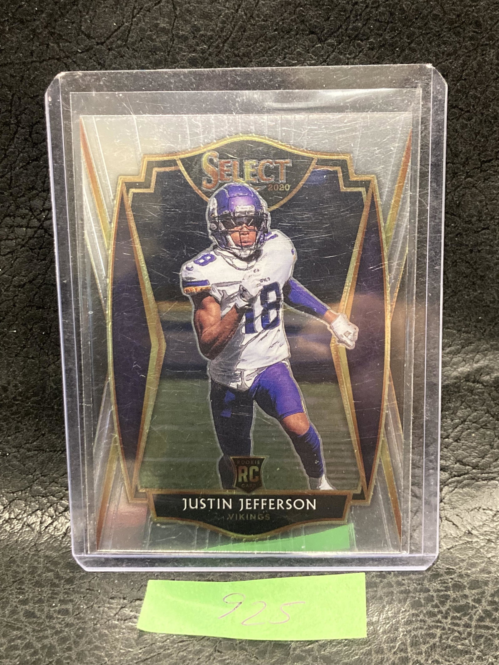 Justin Jefferson 20 Panini Select Rc Base Premier Level: Justin Jefferson 20 Panini Select Rc Base Premier Level #161 Minnesota Vikings