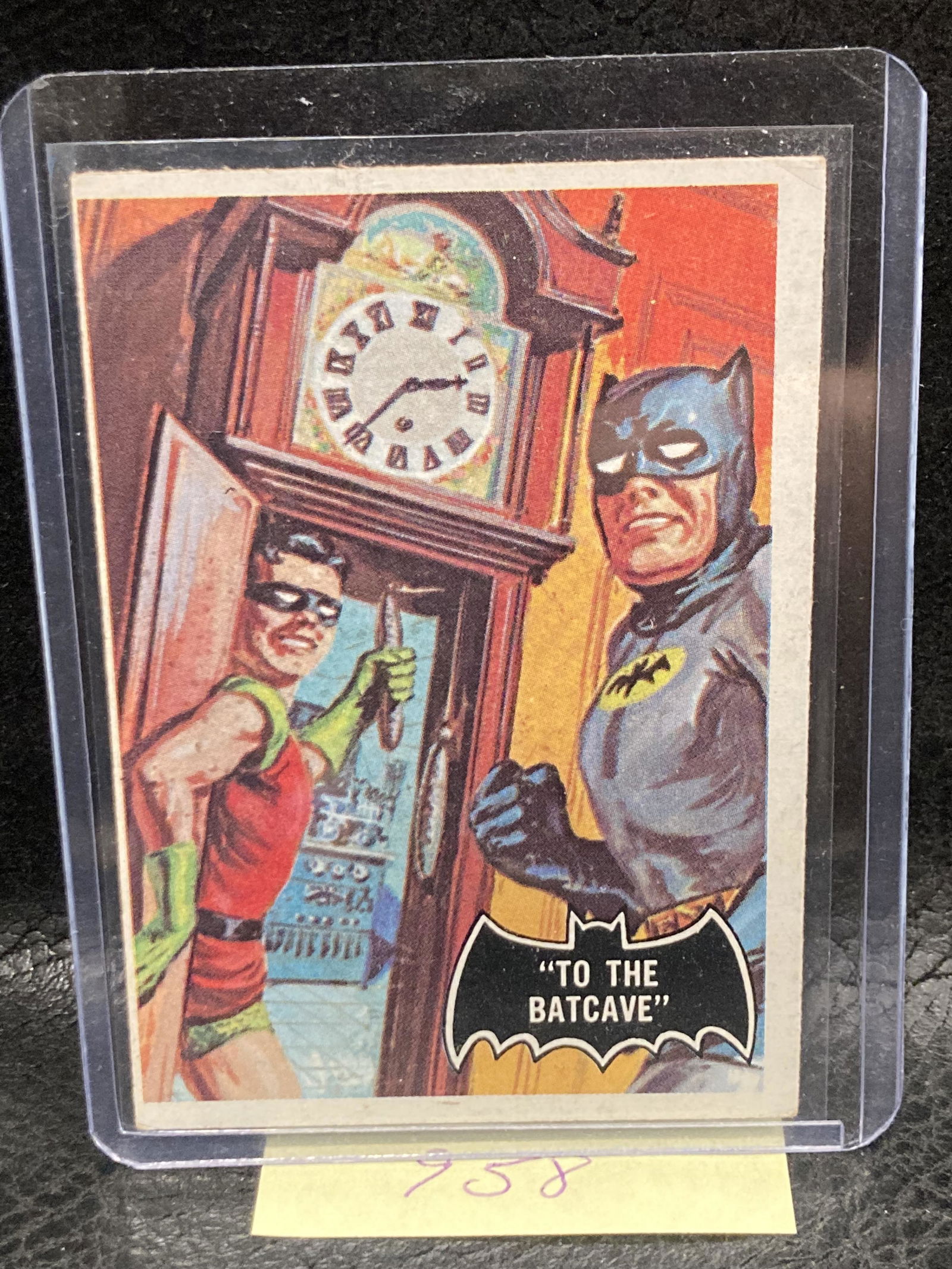 1966 Batman Card #39 To The Batcave (1 of 2)