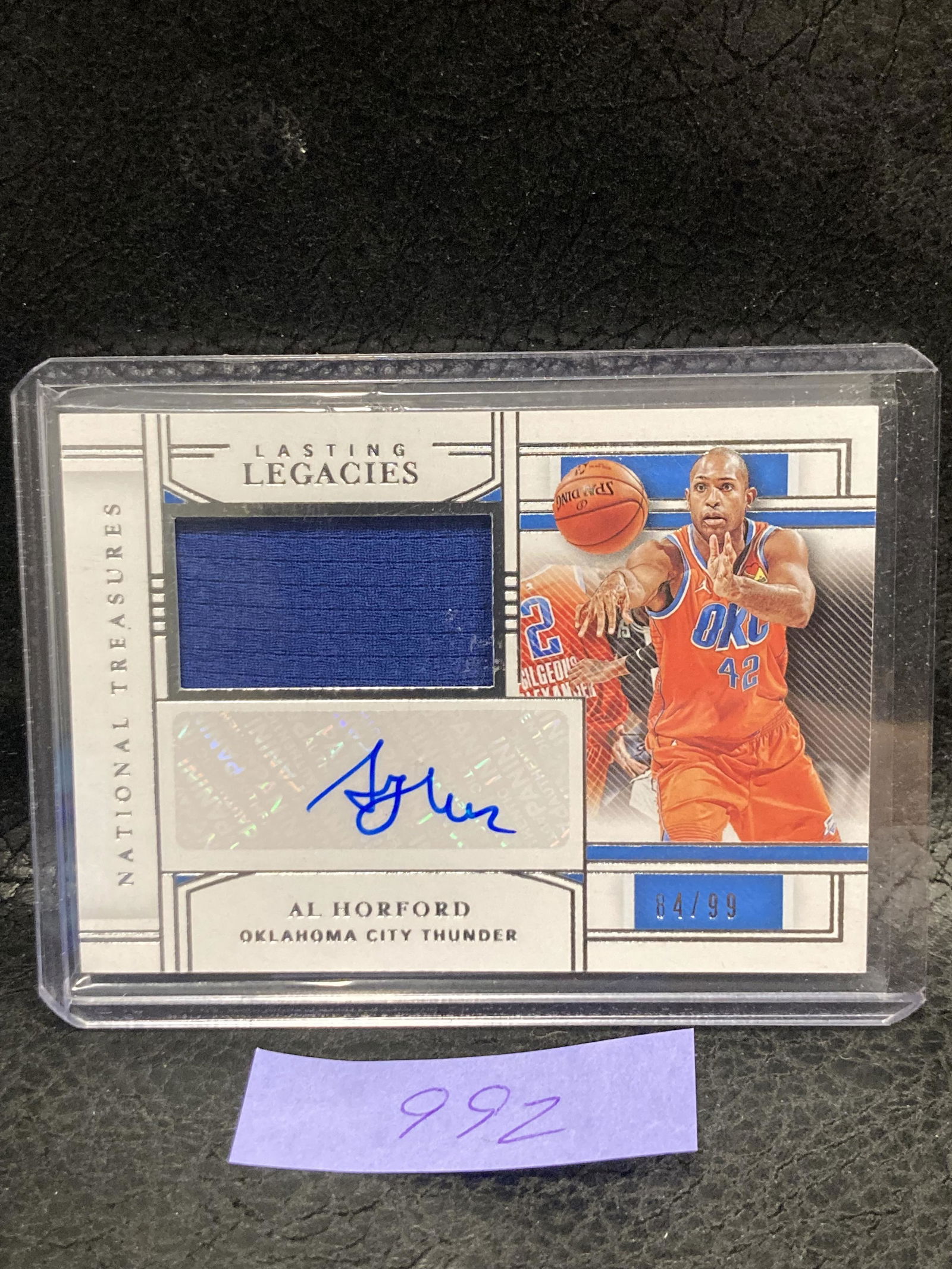 Al Horford 2020-21 Panini National Treasures Lasting (1 of 2)