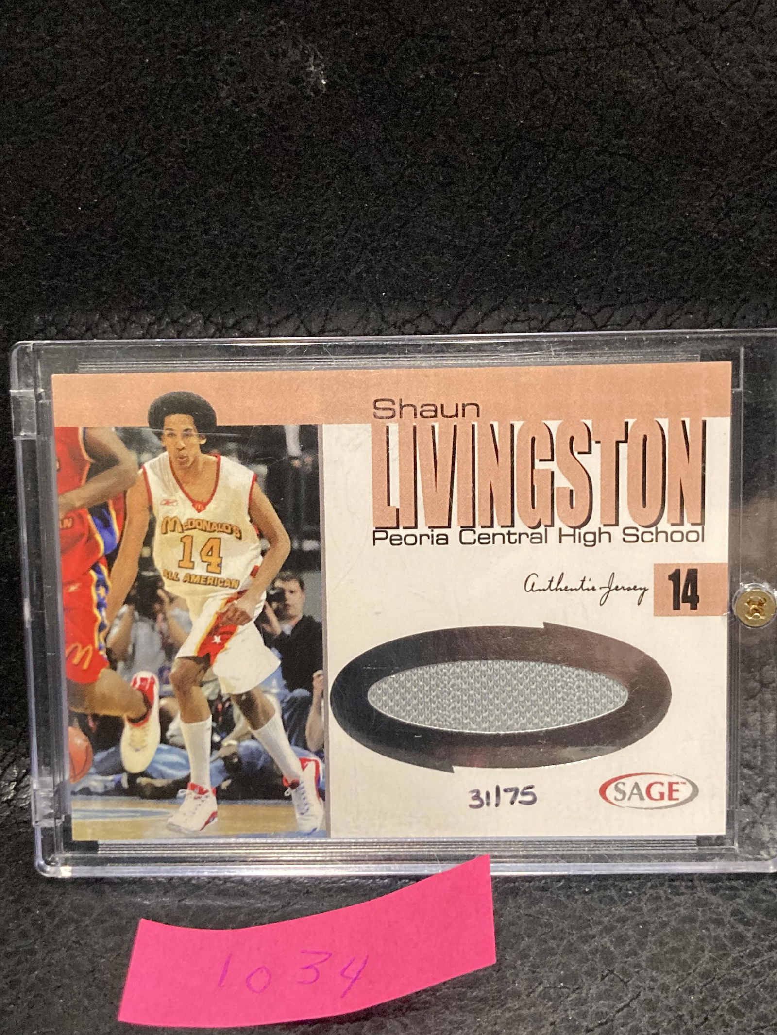 Livingston Rookie 2004 Sage Auto Basketball Authentic (1 of 2)