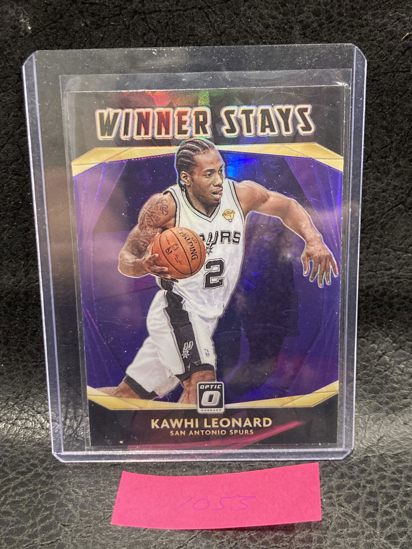 Kawhi Leonard 2020-21 Donruss Optic Winner Stays Purple (1 of 2)