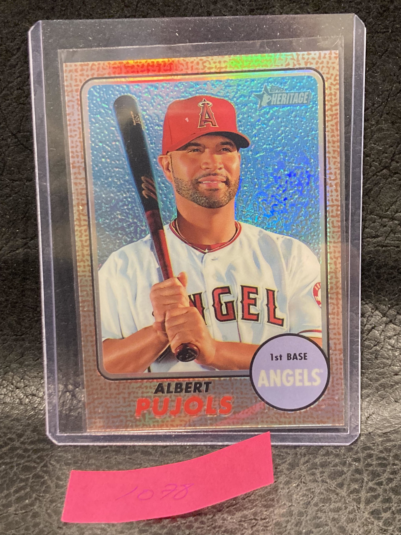 Albert Pujols 2017 Topps Heritage Chrome Refractors (1 of 2)