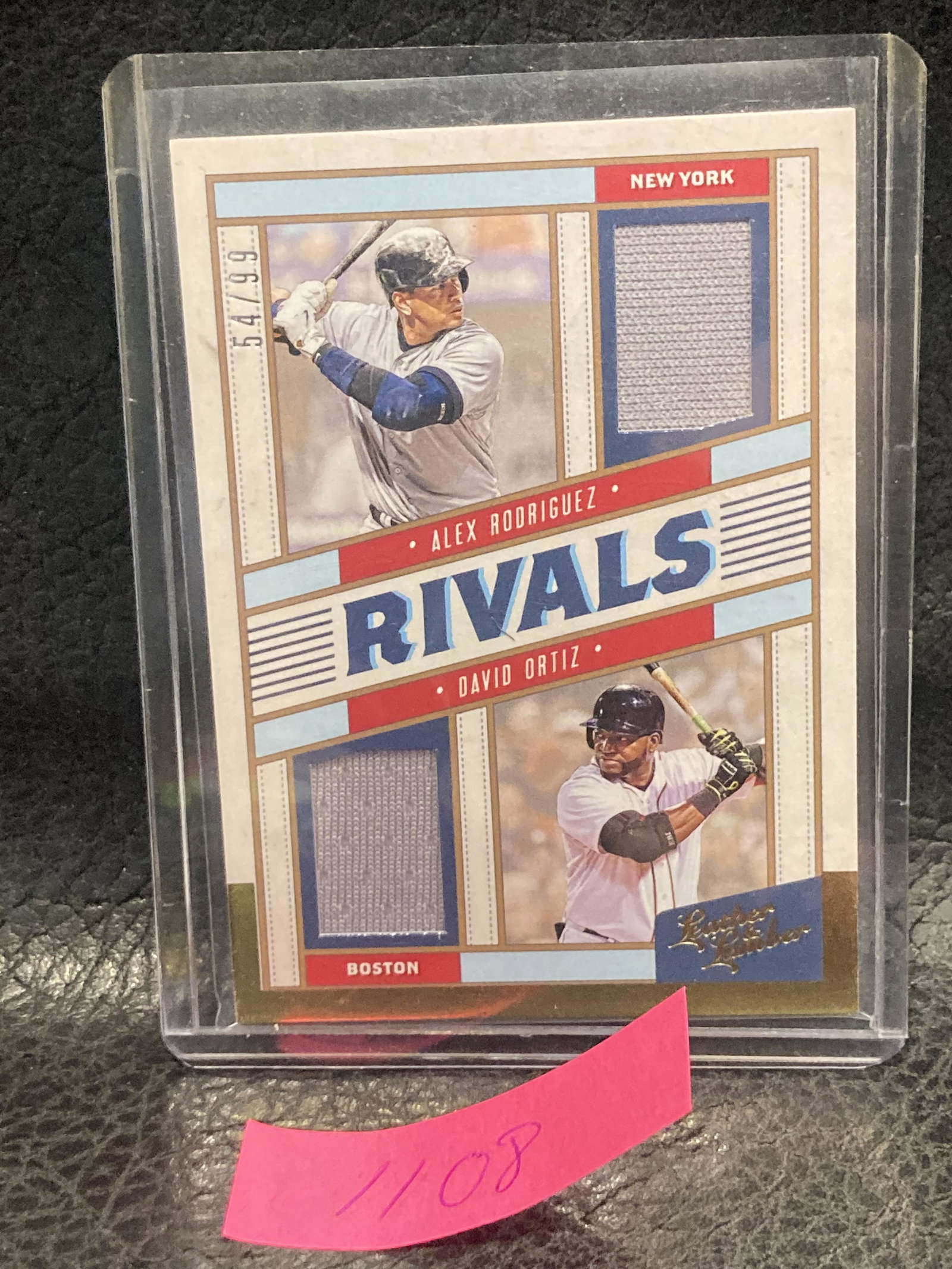 Alex Rodriguez David Ortiz 2019 Leather & Lumber Rivals (1 of 2)
