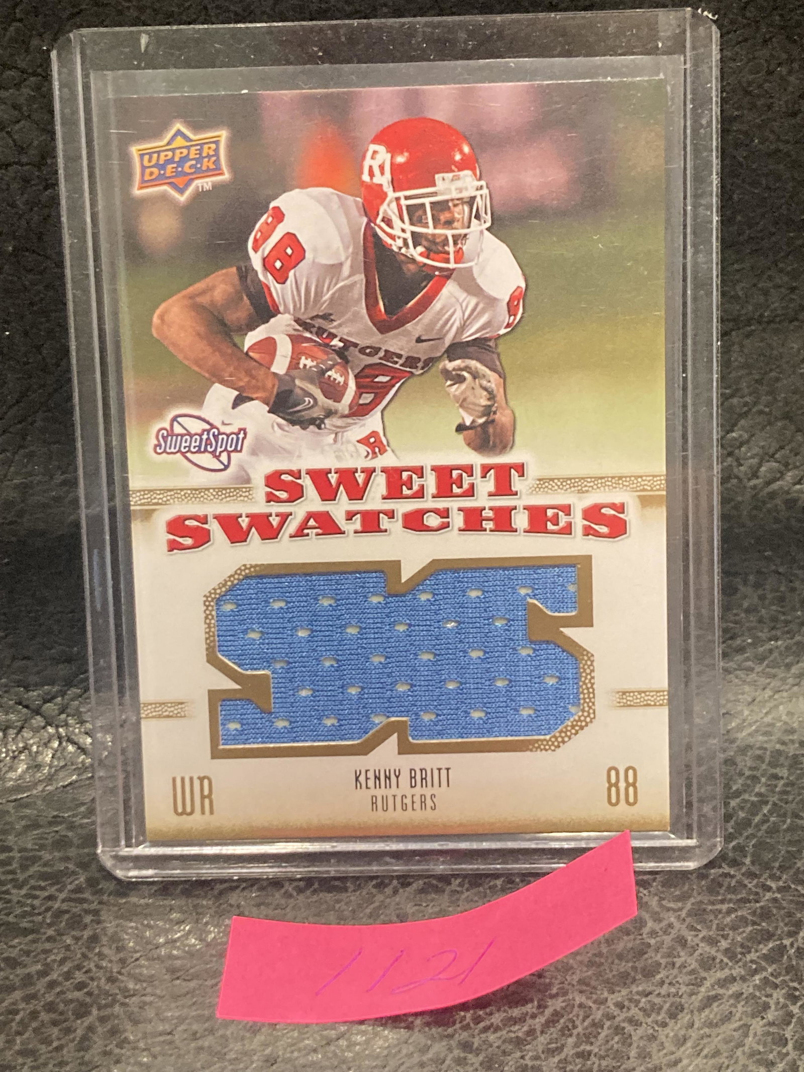 Kenny Britt 2010 Upper Deck Sweet Spot Sweet Swatches: Kenny Britt 2010 Upper Deck Sweet Spot Sweet Swatches #SSW-43 RC Rutgers Titans