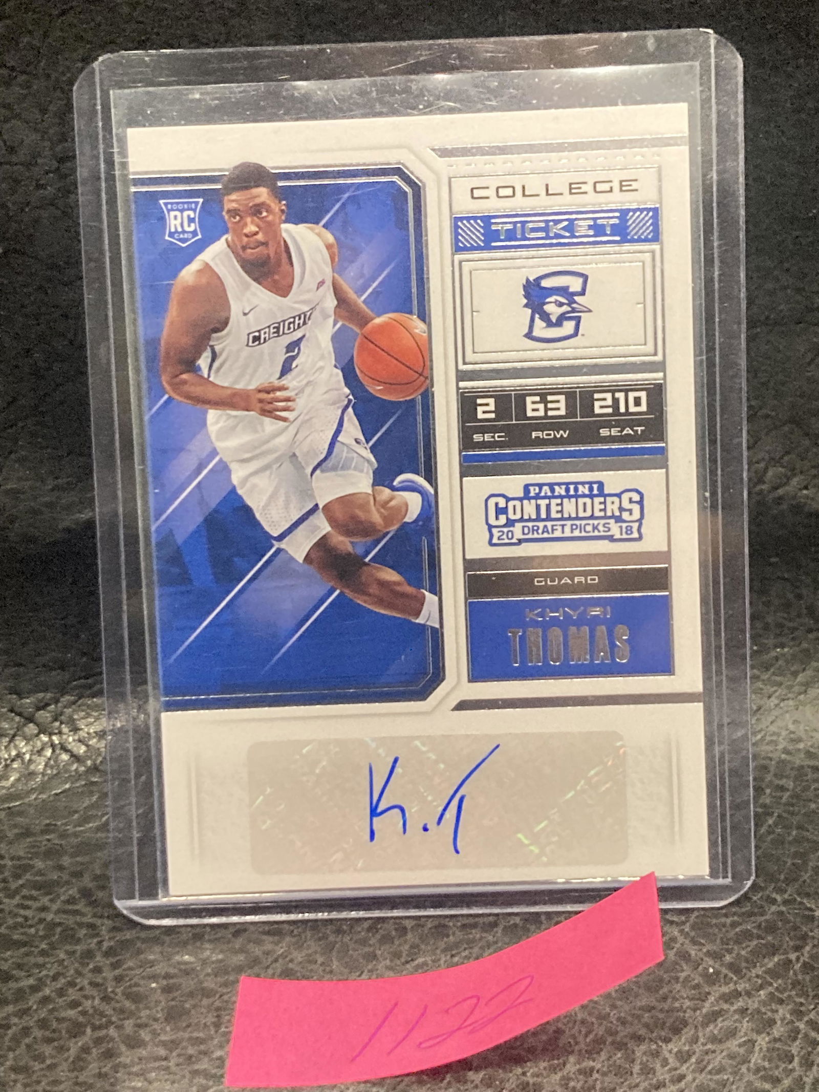 Khyri Thomas 2018-19 Contenders Draft Picks College (1 of 2)