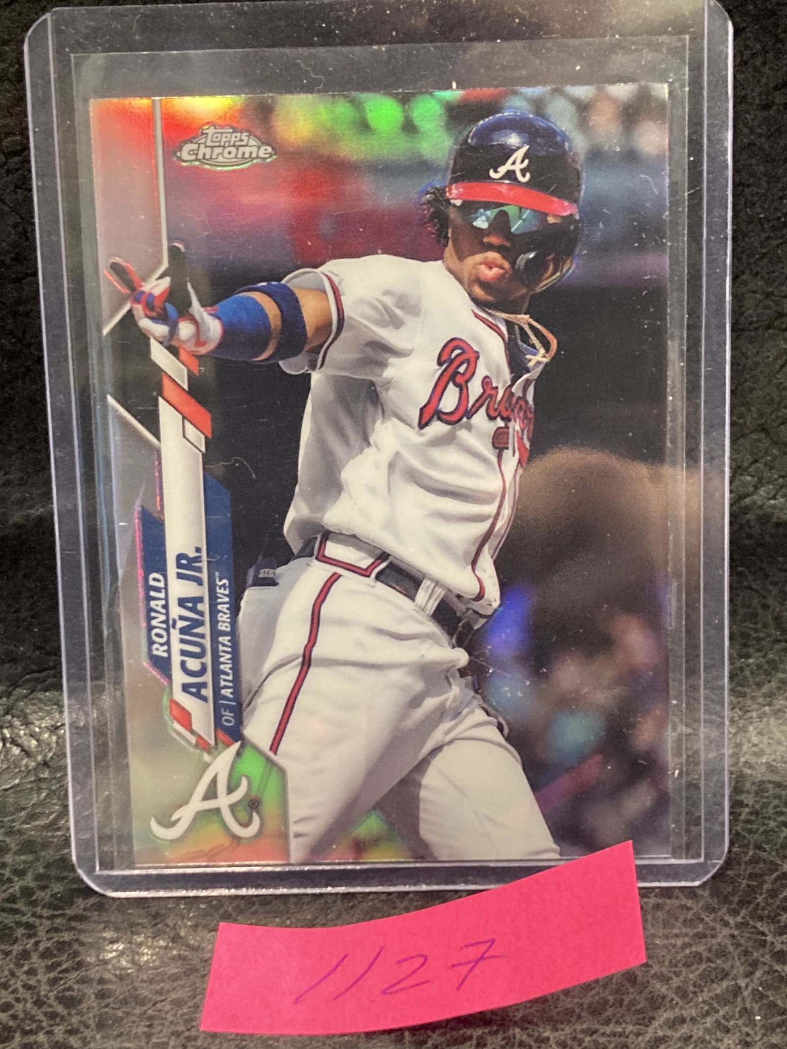 Ronald Acuna Jr 2020 Topps Chrome. Braves Refractor (1 of 2)