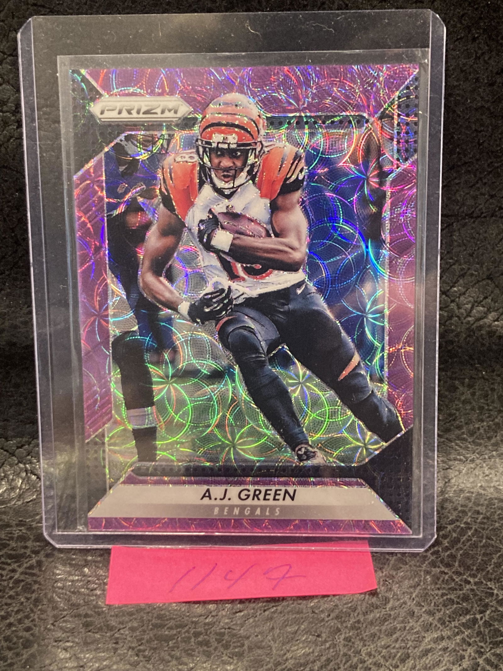 A.J. Green 2016 Prizm  #98 Purple Scope Prizm (1 of 2)
