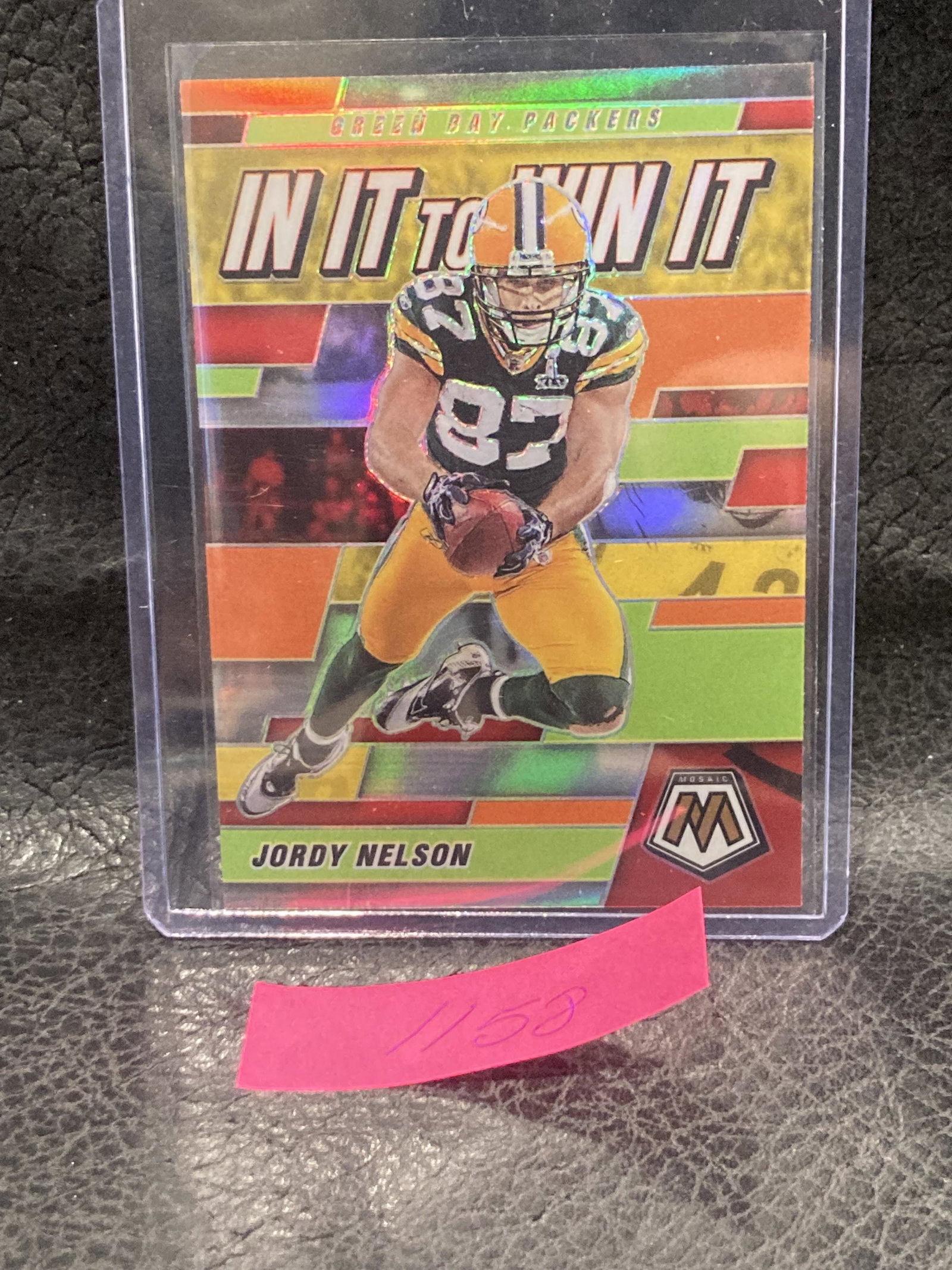 Jordy Nelson  2021 Mosaic In It To Win It Silver Prizm (1 of 2)