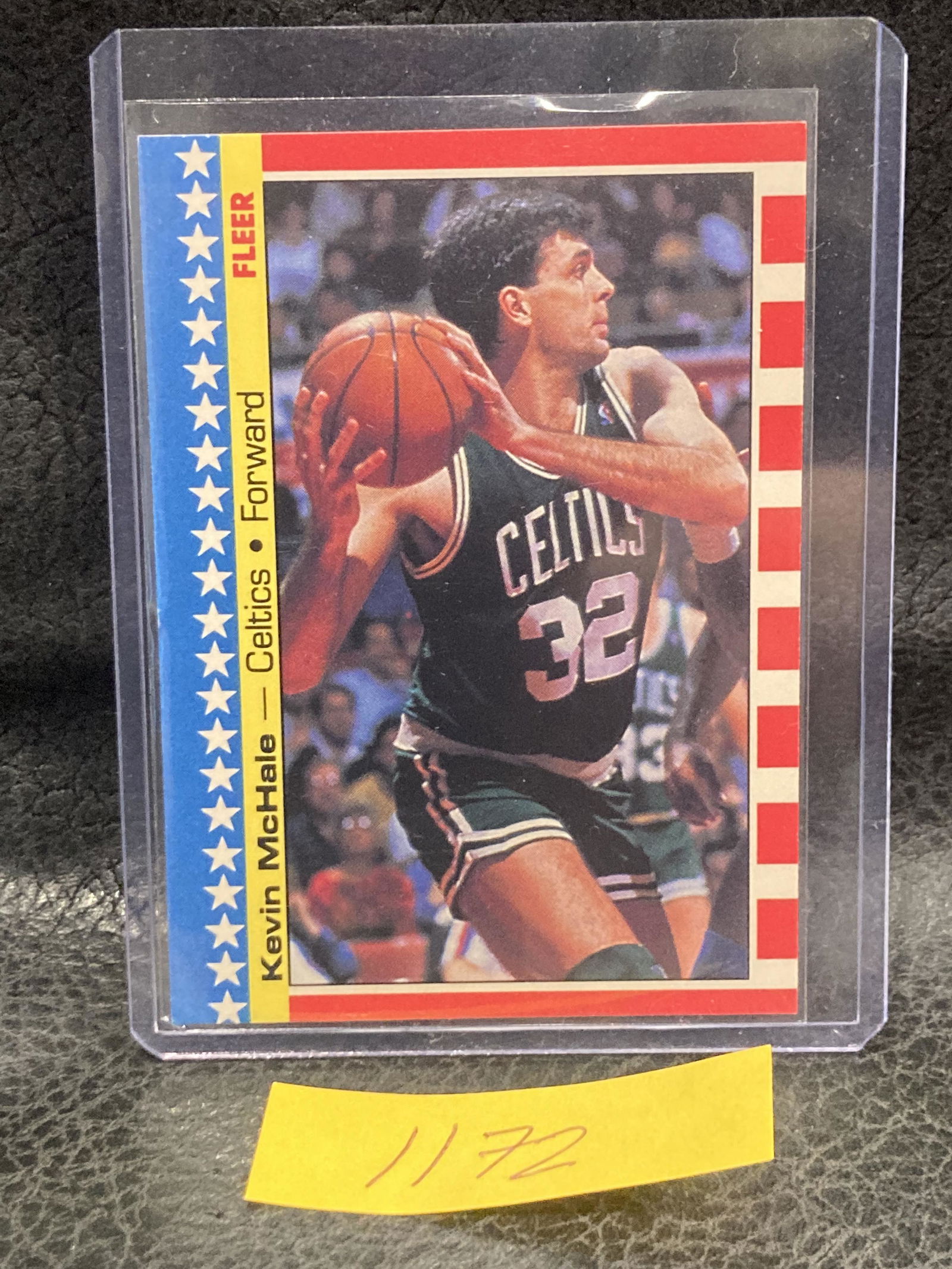 Kevin McHale 1987-88 Fleer Sticker Basketball All Star (1 of 2)