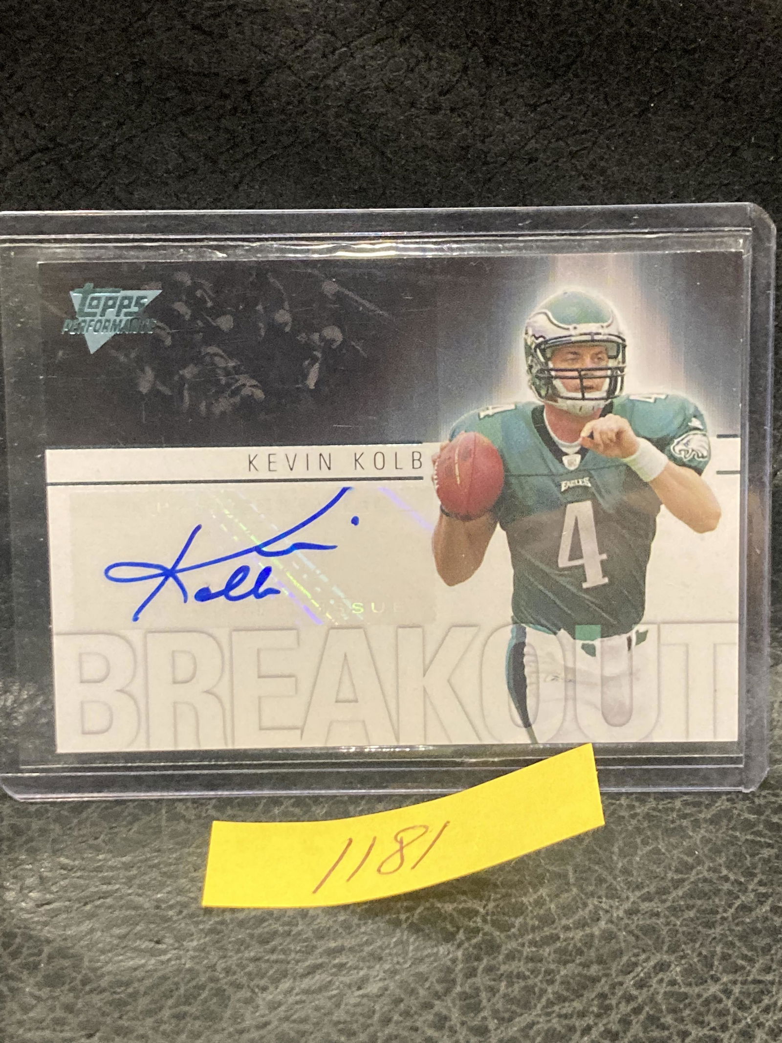 Kevin Kolb 2007 Topps Performance Breakout #BA-KK (1 of 2)