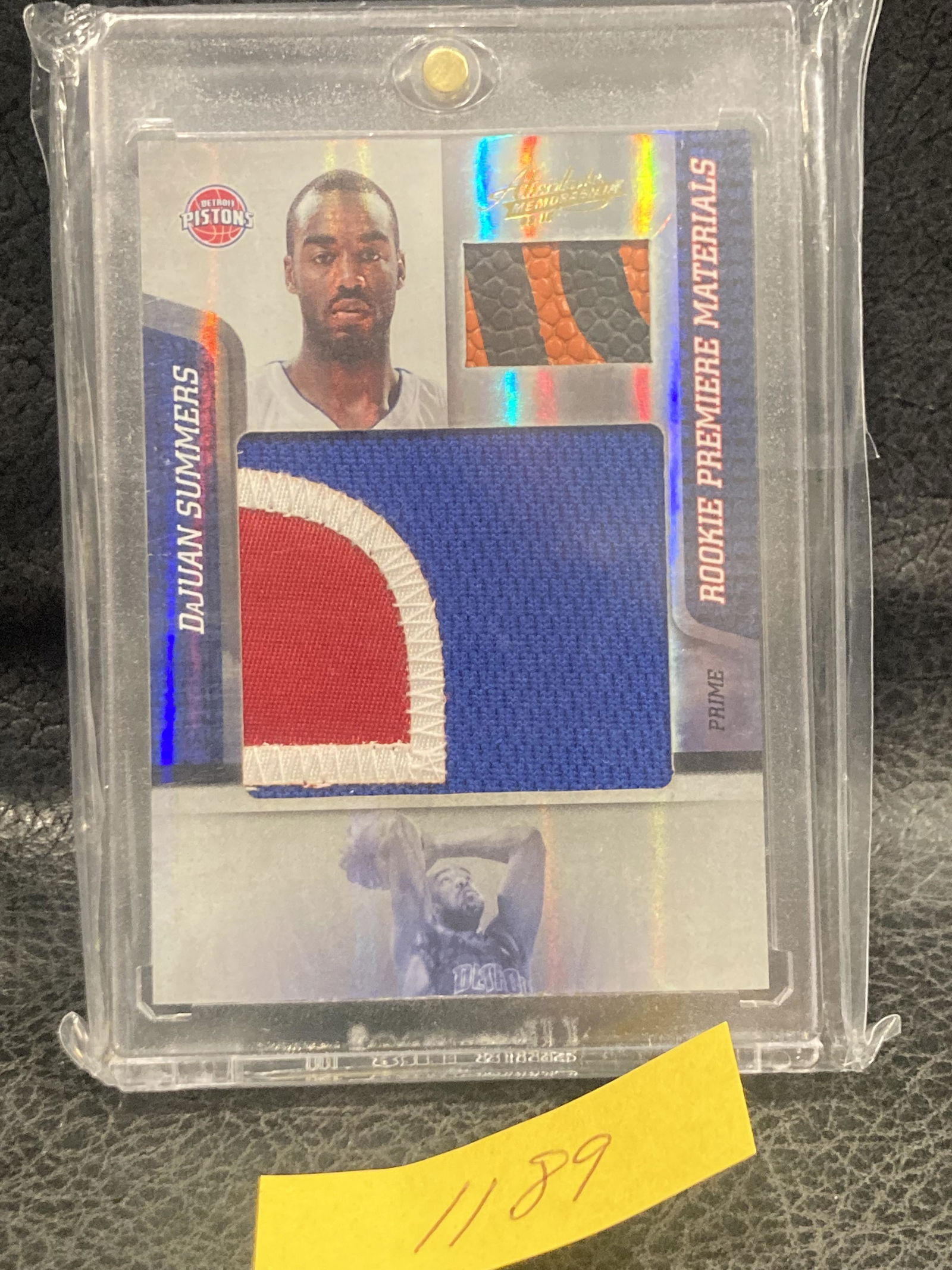 Dajuan Summers 2009-10 Absolute Rookie Jersey Jumbo (1 of 2)