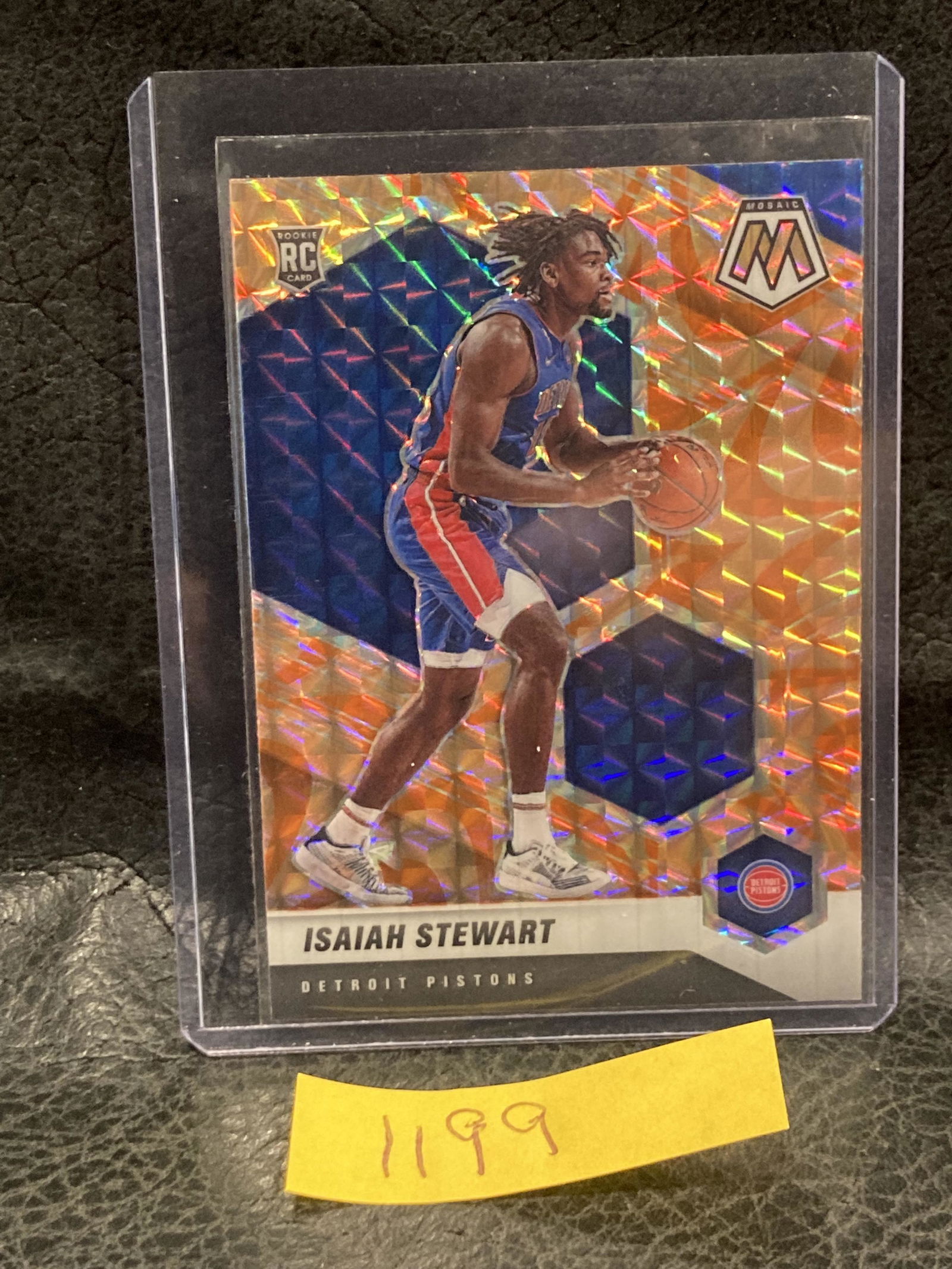 Isaiah Stewart 2020-21 Panini Mosaic Rookie Orange (1 of 2)