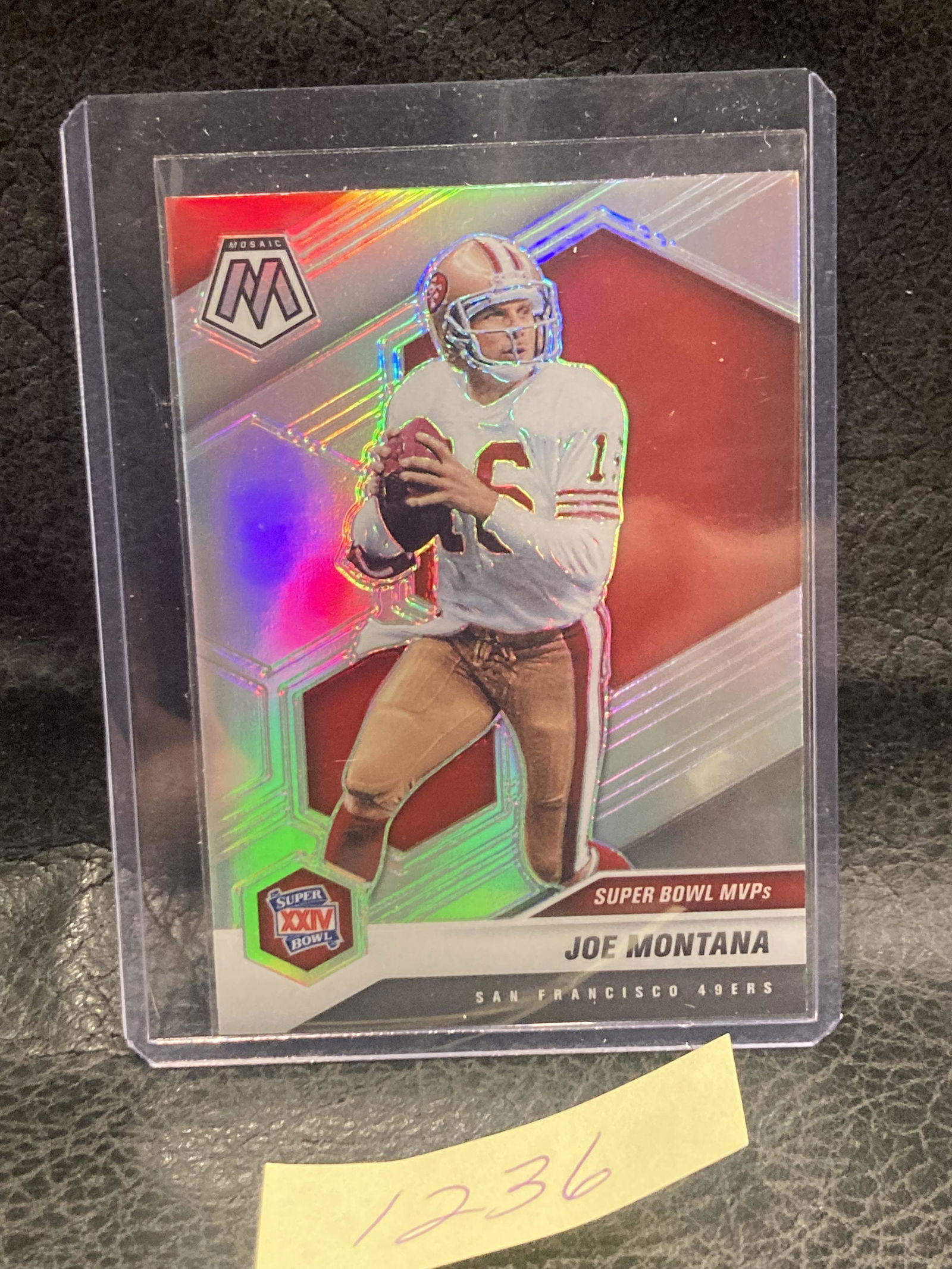 Joe Montana 2021 Mosaic #29 Silver Mosaic Super Bowl (1 of 2)