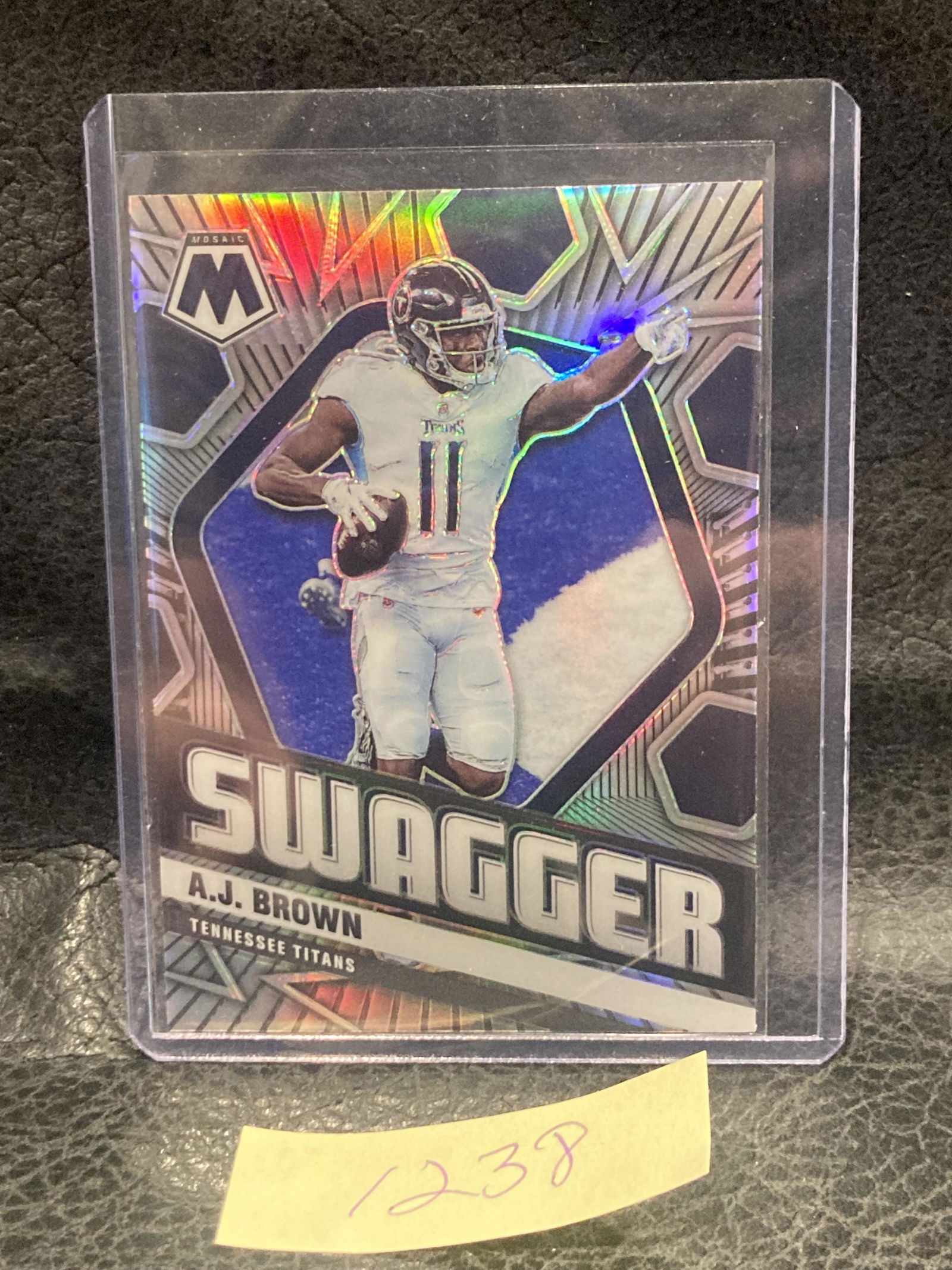 A.J. Brown 2021 Mosaic Swagger Silver Prizm #3 Titans (1 of 2)