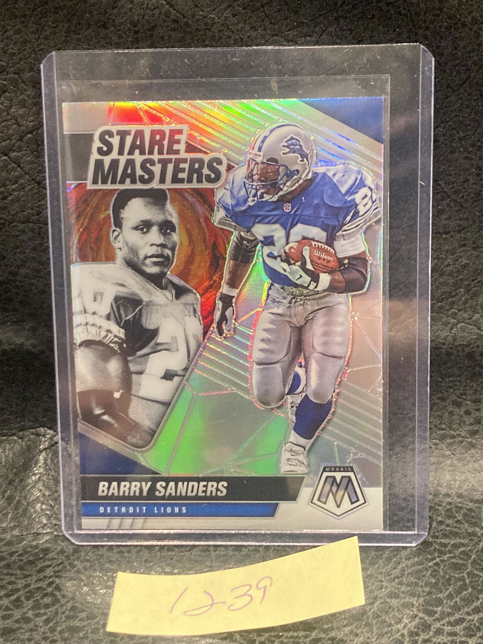 Barry Sanders 2021 Mosaic Stare Masters White No.Sm24 (1 of 2)