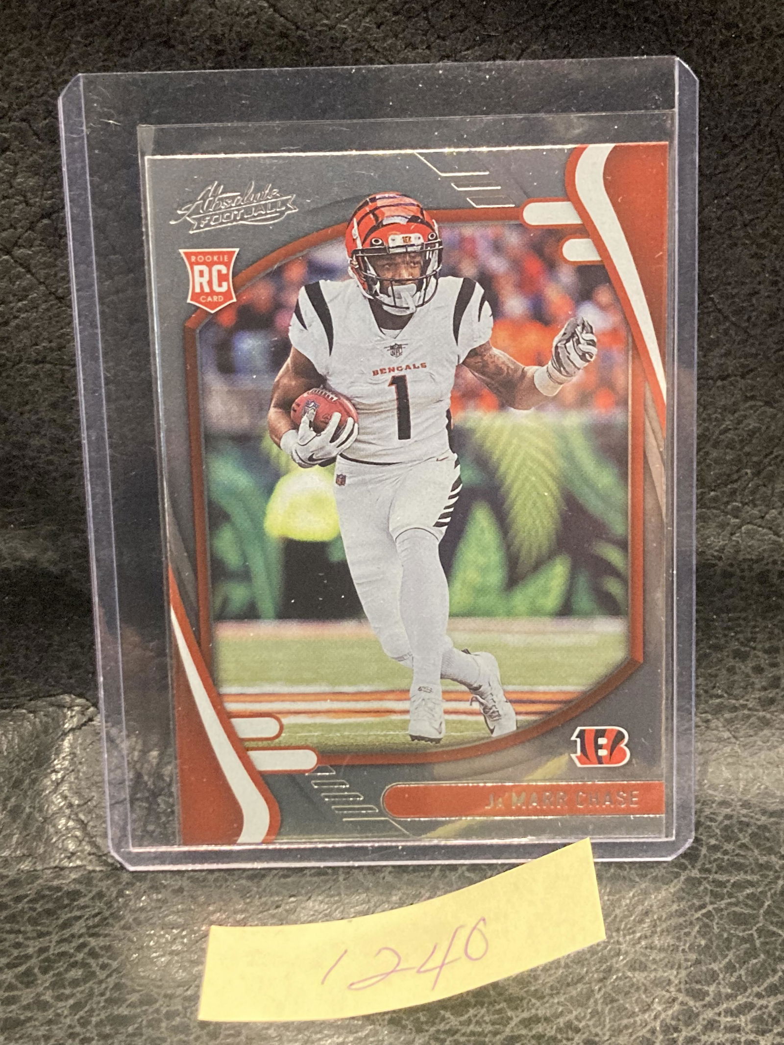 Ja'marr Chase 2021 Absolute Football Rookie Card #105 (1 of 2)