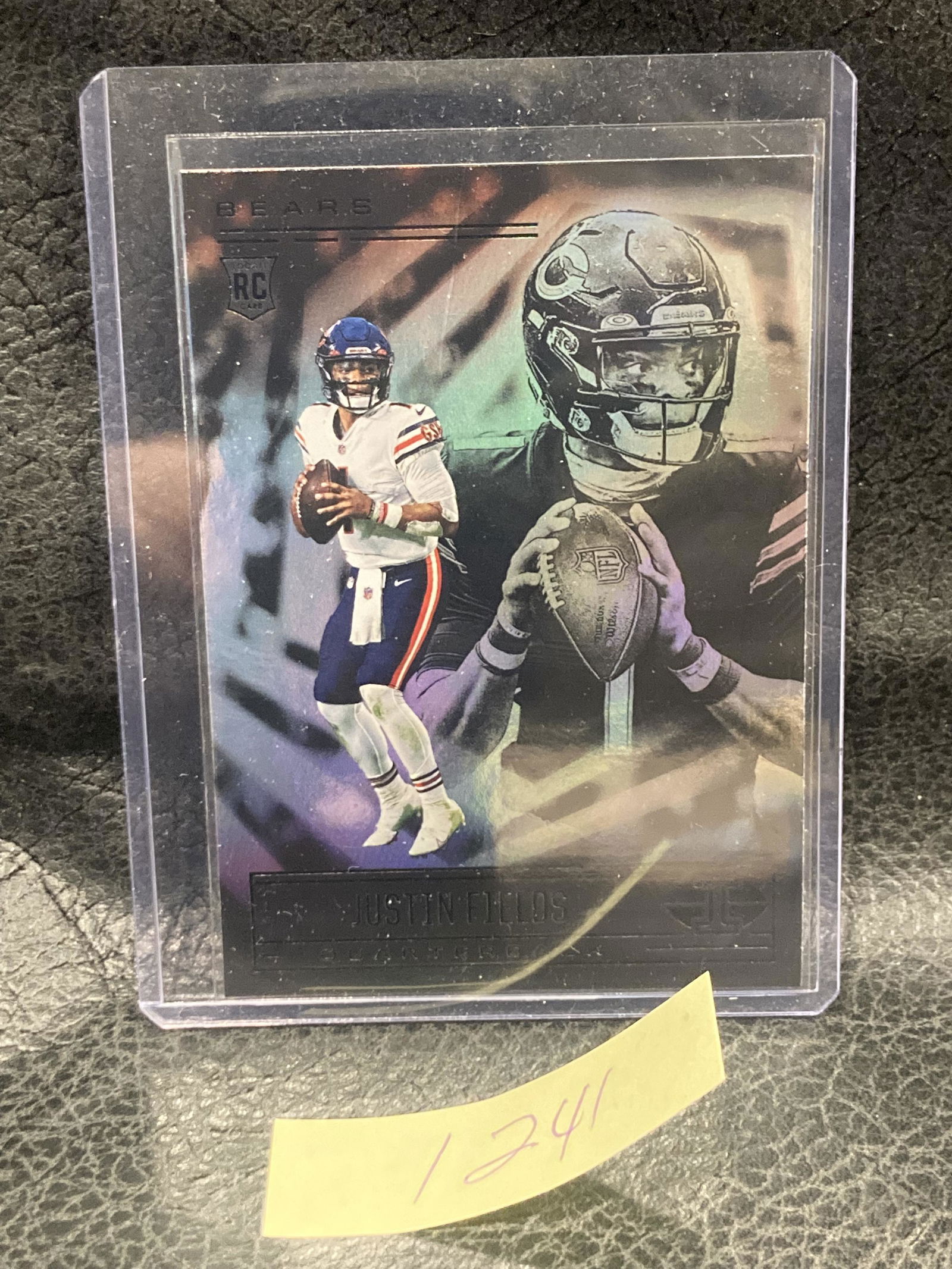 Justin Fields 2021 Illusions Rookie Rc Card #62 Chicago (1 of 2)