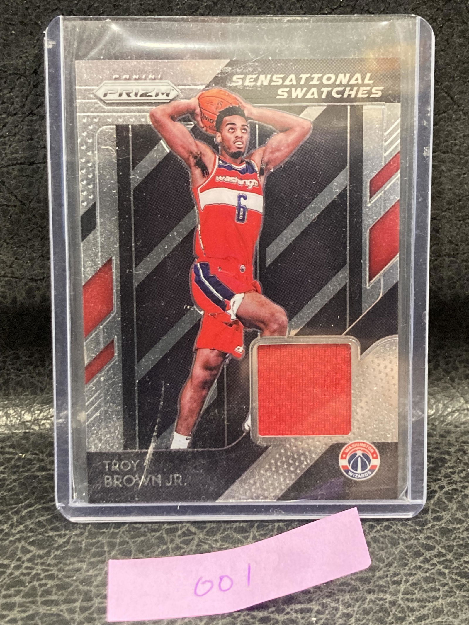 Troy Brown Jr. 2018-19 Panini Prizm Sensational Swatches Jersey Rc (1 of 2)