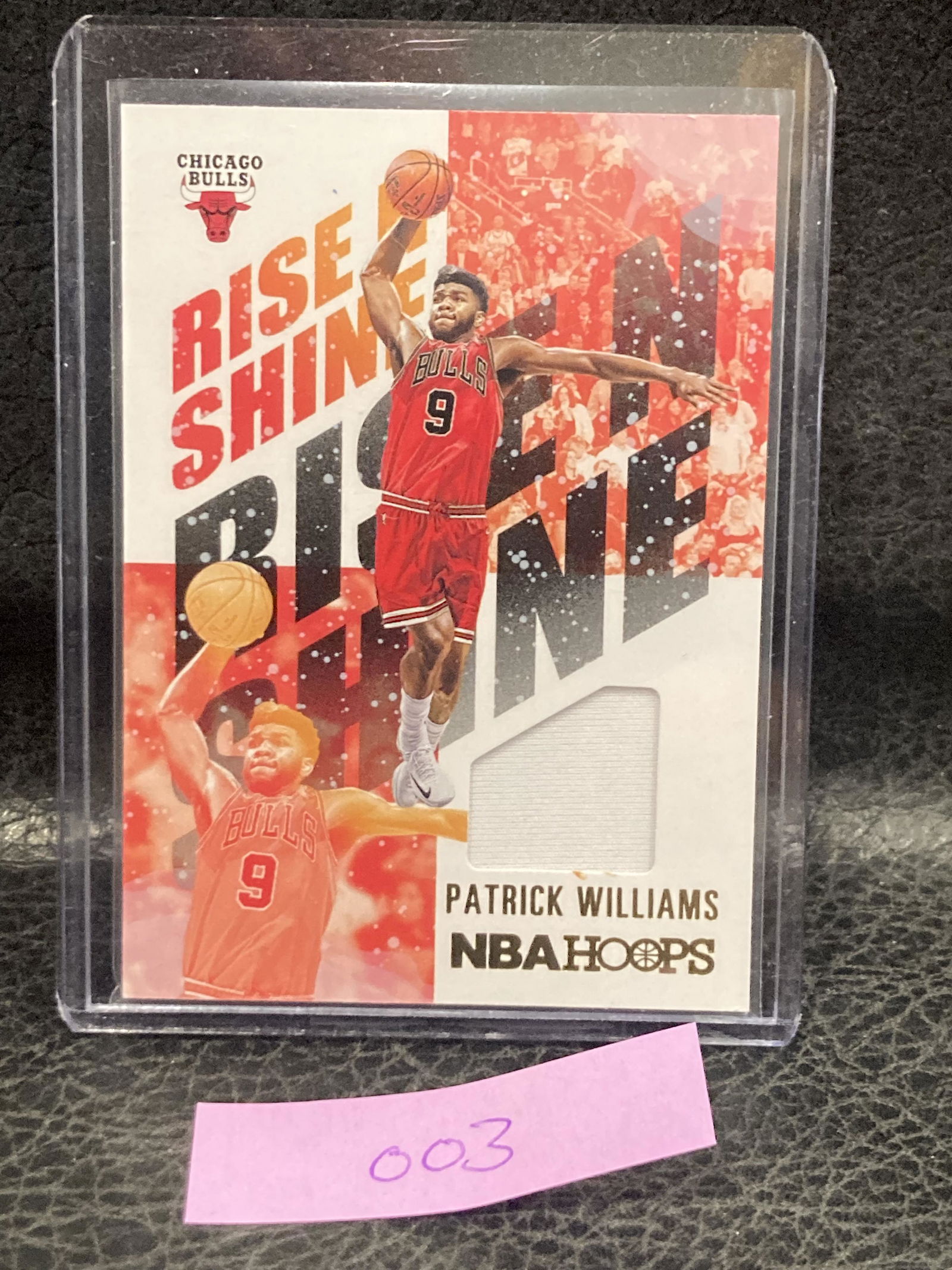 Patrick Williams 2020-21 Panini Nba Hoops "RISE N Shine" Rookie Jersey Patch (1 of 2)