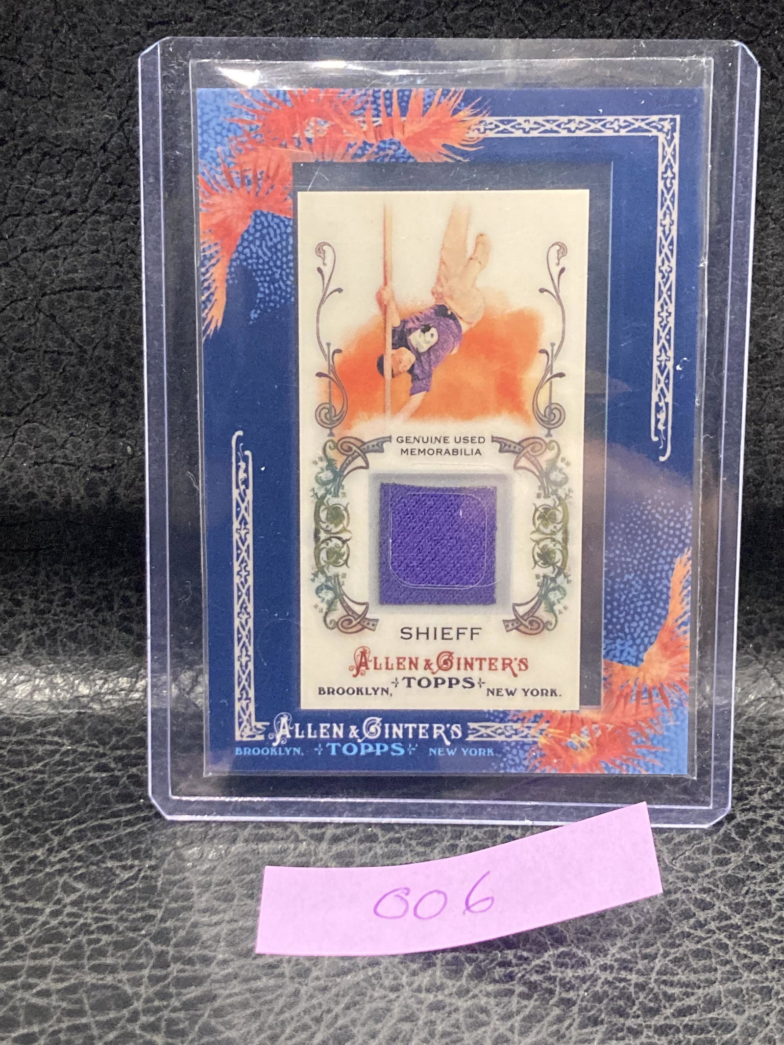 Timothy Shieff 2011 Topps Allen & Ginter's Framed Mini Relics #AGR-TSC Rookie Rc: Timothy Shieff 2011 Topps Allen & Ginter's Framed Mini Relics #AGR-TSC Rookie Rc