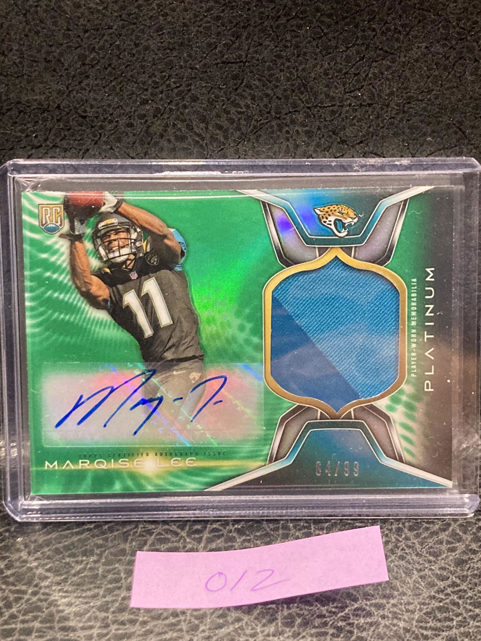 Marqise Lee 2014 Topps Platinum Patch Relic Auto Autograph Rc Jaguars (1 of 2)