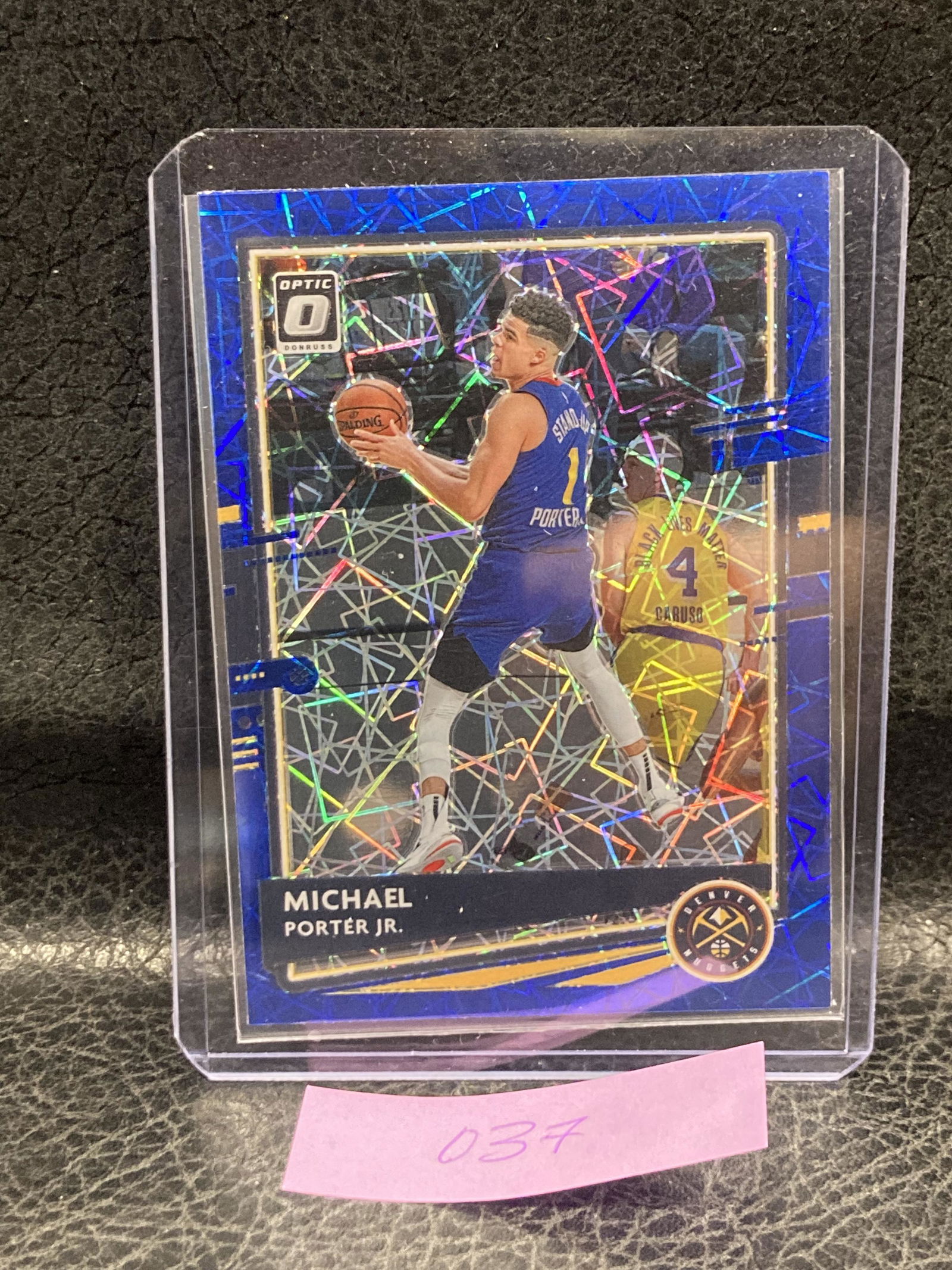 Michael Porter Jr. 2020-21 Panini Donruss Optic Blue Velocity Prizm #75 Nuggets (1 of 2)