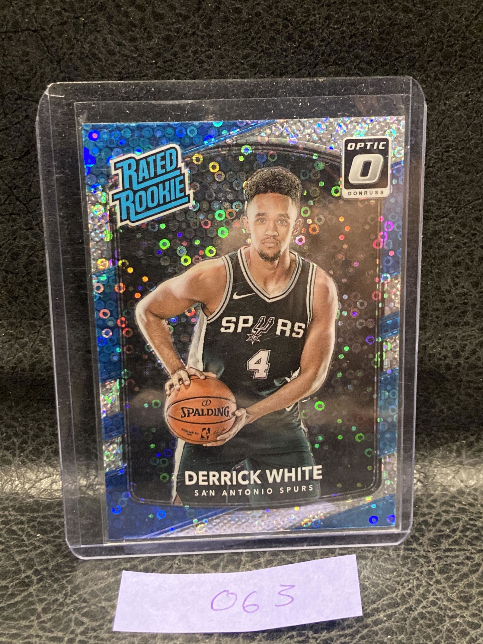 Derrick White 2017-18 Donruss Optic Rated Rookie Disco Prizm #172 (1 of 2)