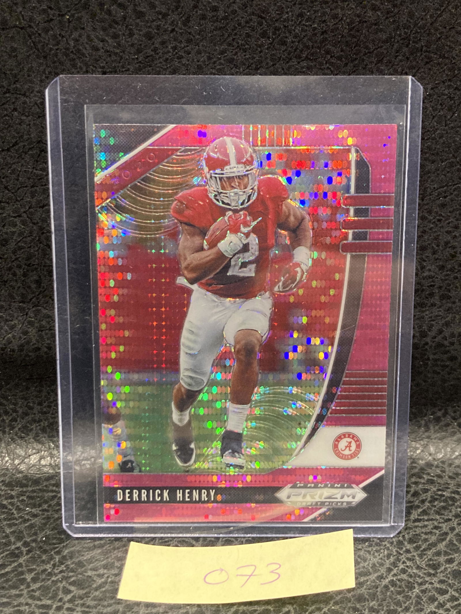 Derrick Henry 2020 Panini Prizm Draft Pink Pulsar #33 Tennessee Titans (1 of 2)