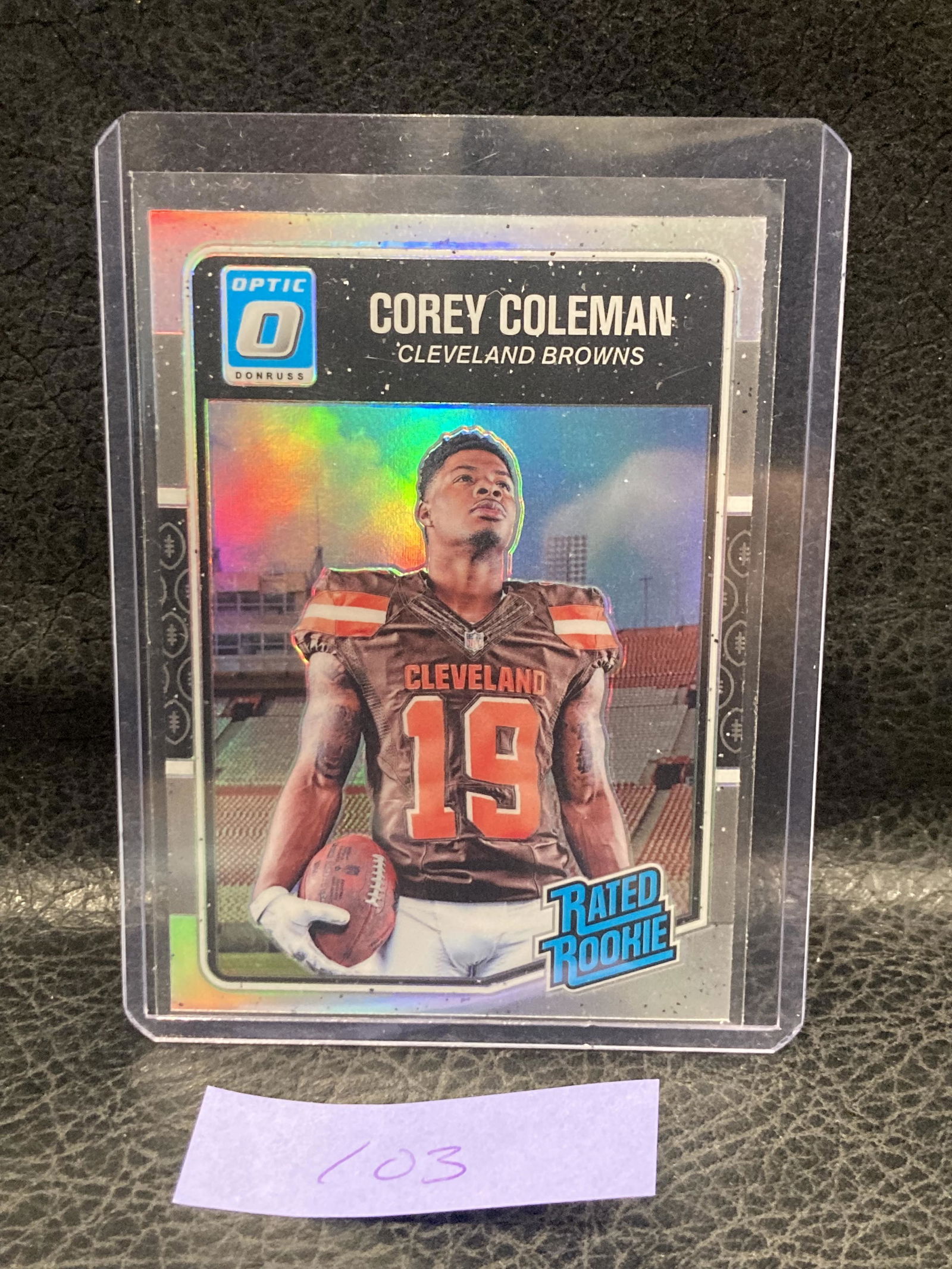 Corey Coleman 2016 Donruss Optic Holo #161 Rated Rookie Rc Browns (1 of 2)