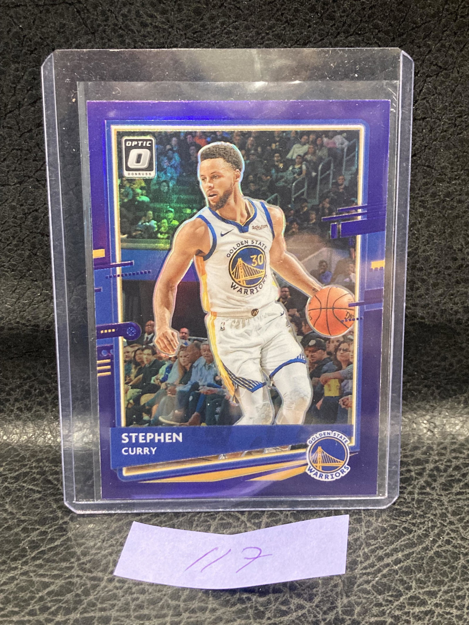 Stephen Curry2020-21 Donruss Optic Purple Prizm #17 Warriors: Stephen Curry2020-21 Donruss Optic Purple Prizm #17 Warriors