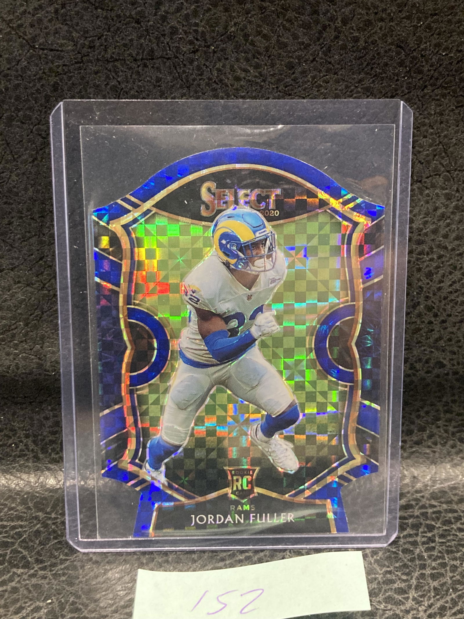 Jordan Fuller 2020 Select Blue Die-Cut Rc #75 Los Angeles Rams (1 of 2)