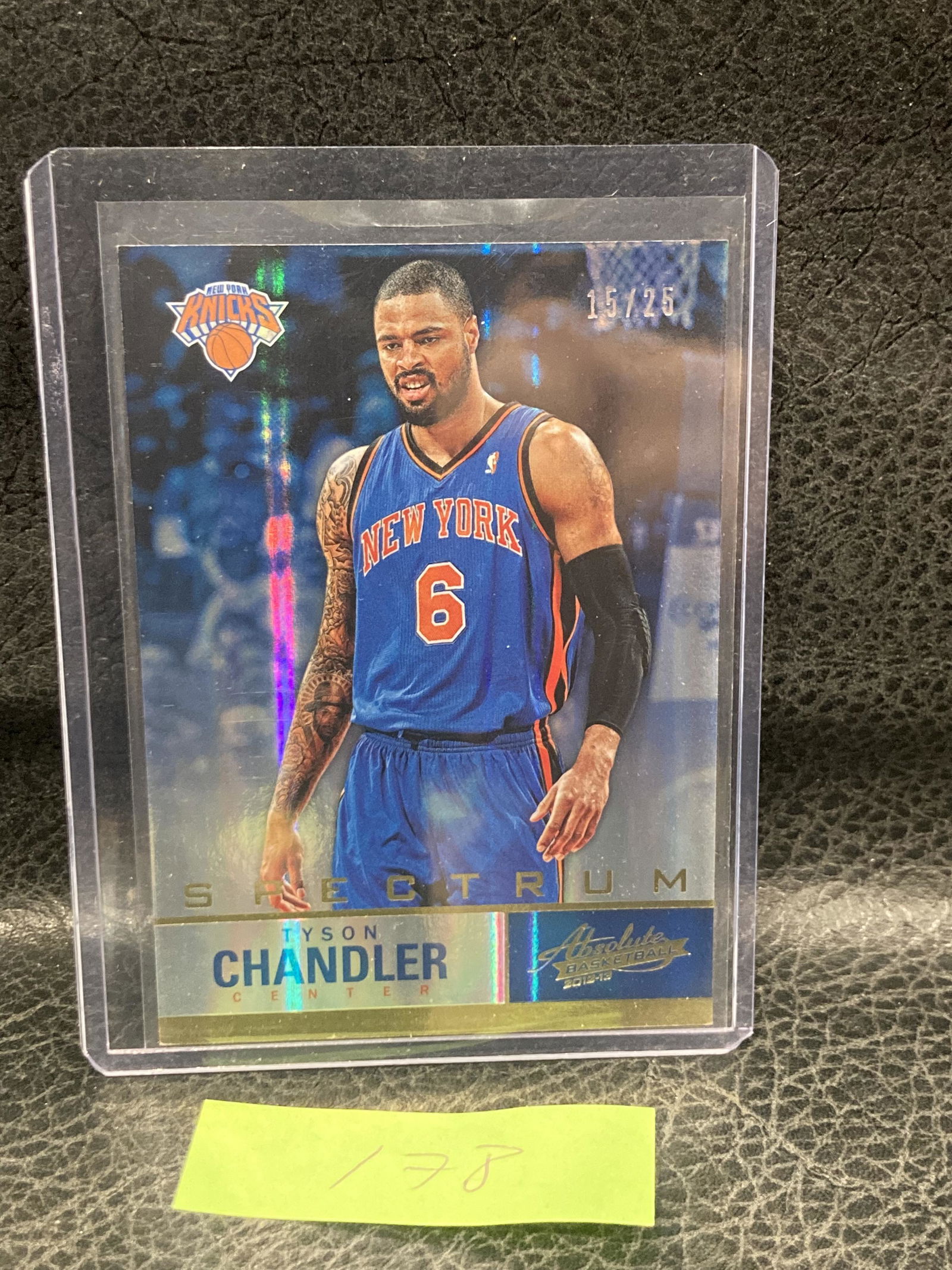 Tyson Chandler 2012-13 Absolute Spectrum Gold 44 /25 (1 of 2)