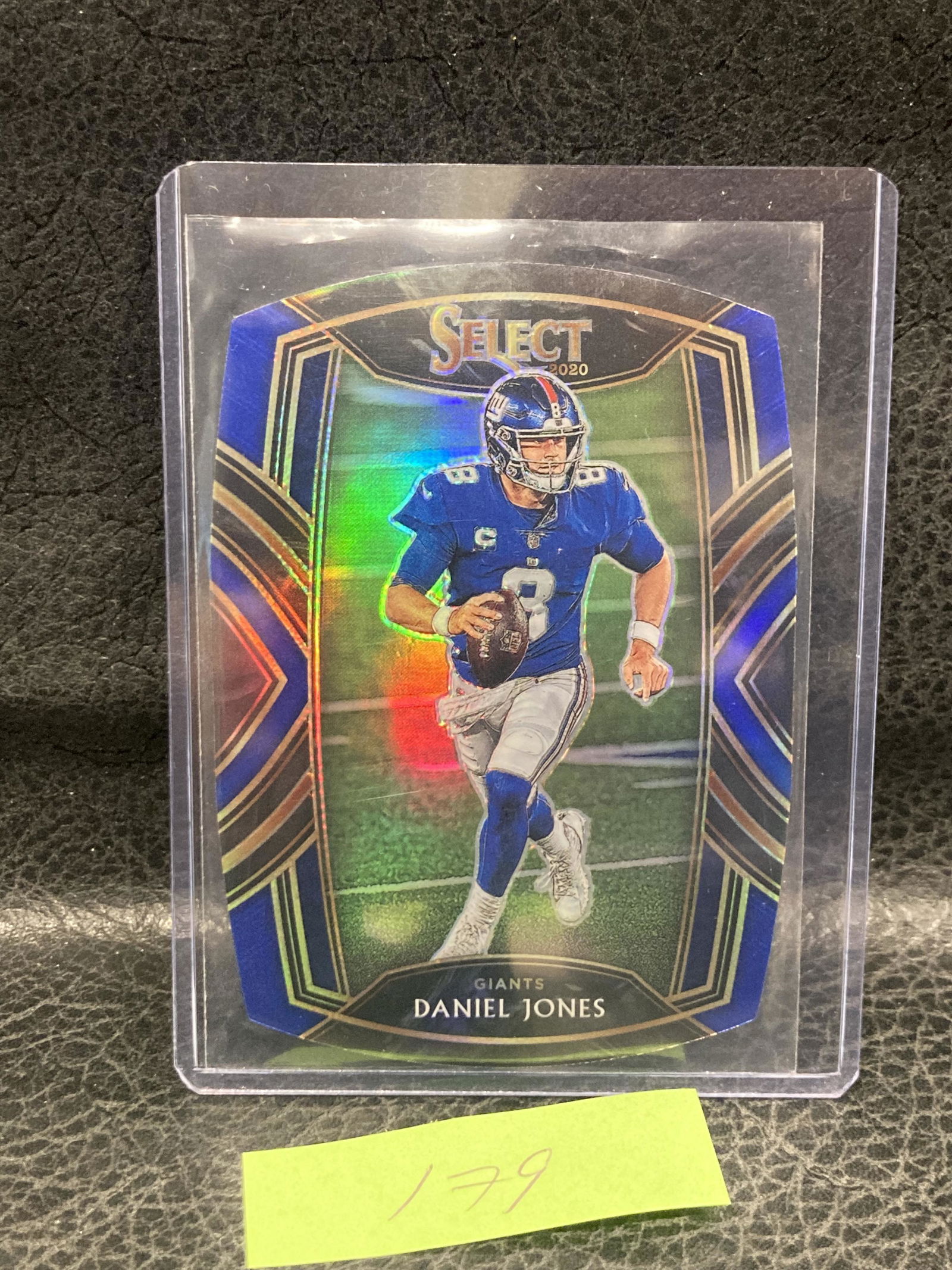 Daniel Jones 2020 Select Blue Die Cut Prizm Club Level Giants (1 of 2)