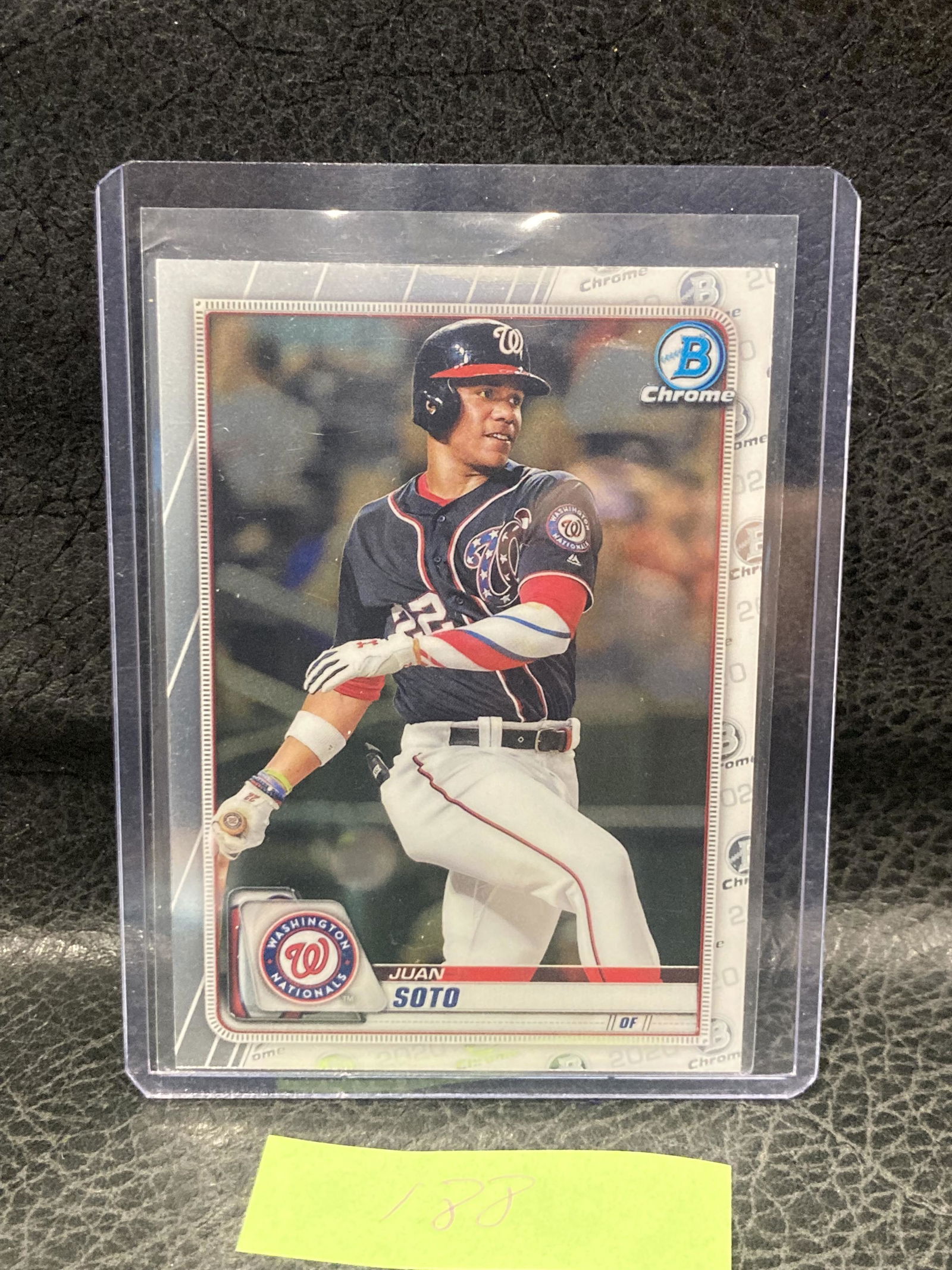 Juan Soto 2020 Bowman Chrome #54 Nationals (1 of 2)